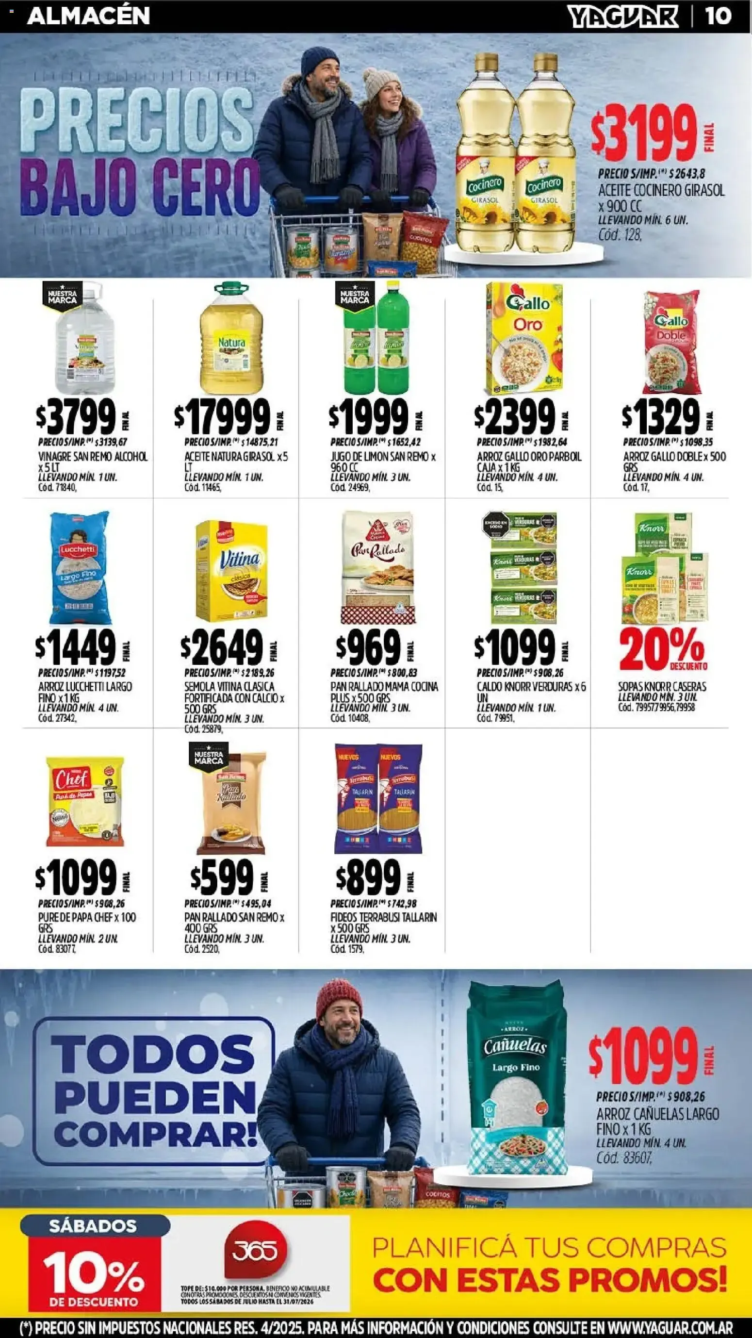 Ofertas de Yaguar - Oferta Semanal Mar del Plata del 20/07/2026 - 25/07/2026 20 de julio al 25 de julio 2026 - Página 10 del catálogo