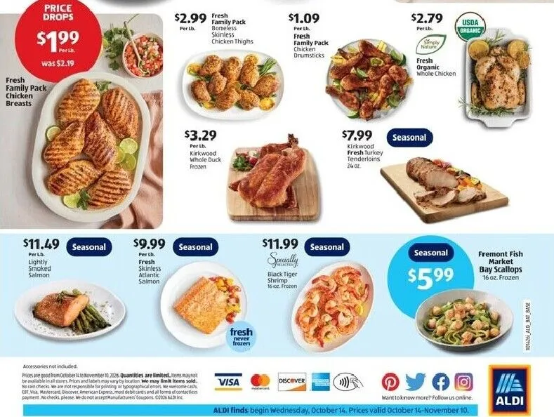 Weekly promotion ALDI Digital Weekly Ad spanning from December 23 to October 27 2026 - Page 6 for Catalogue 365