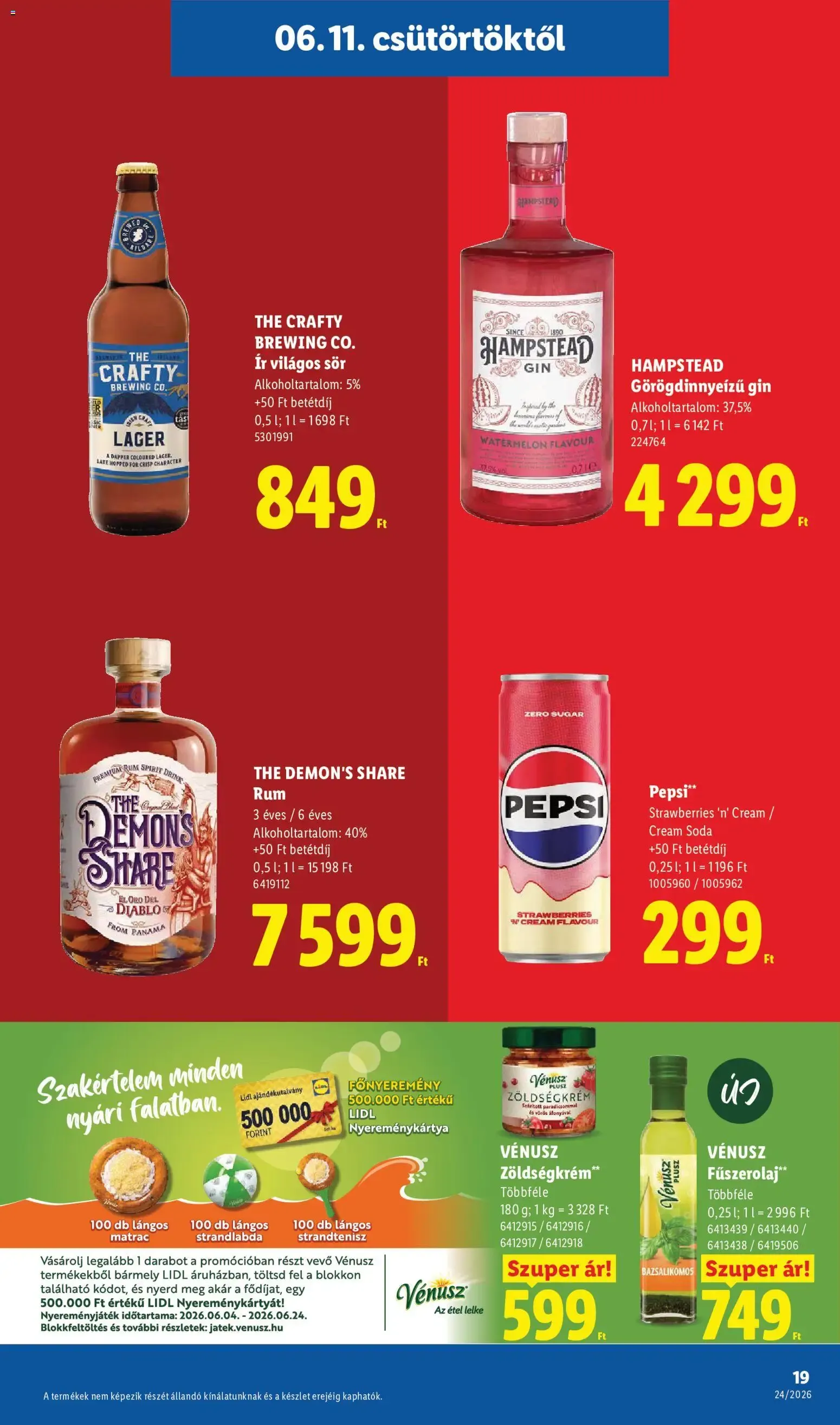 Katalógus Lidl akciós újság - 2026.06.11. -tól/töl > akció, lapozható szórólap 🛍️ június 11.-tól június 17.-ig 2026. - Oldal 19