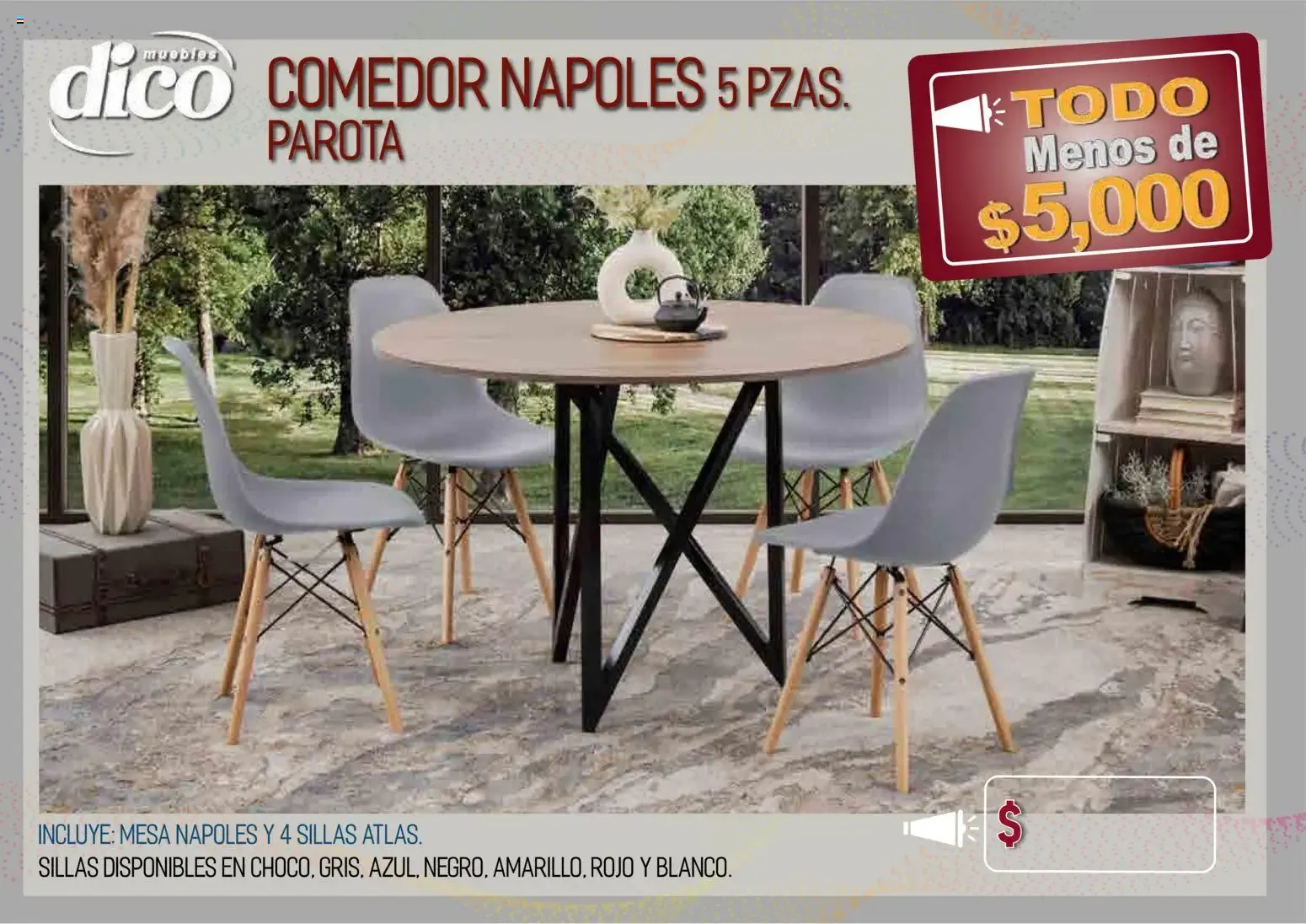 Catálogo de Muebles Dico - Todo Menos de $5,000 9 de abril al 31 de diciembre 2026 - Pagina 21