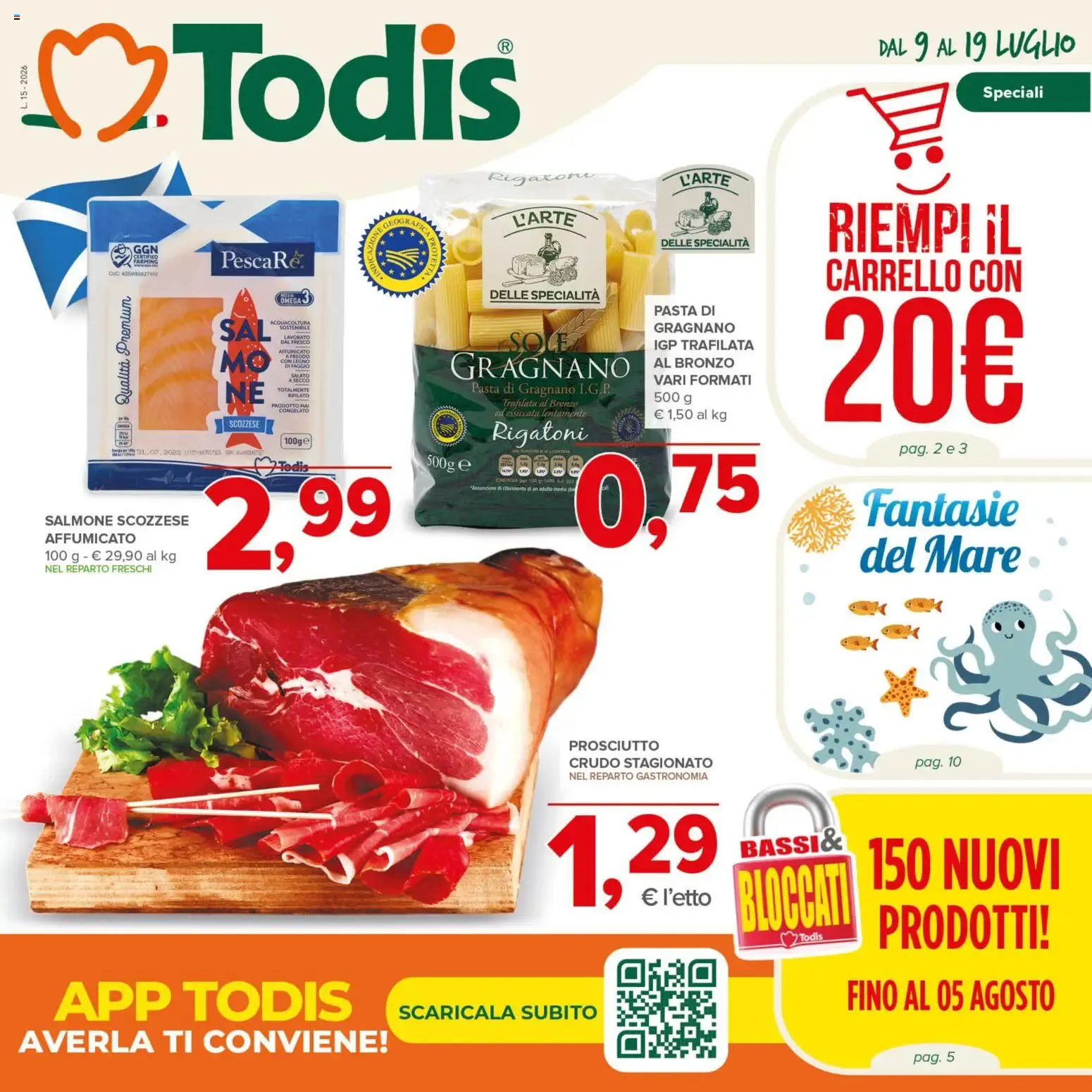 Todis: Offerte dal 9 al 19 Luglio