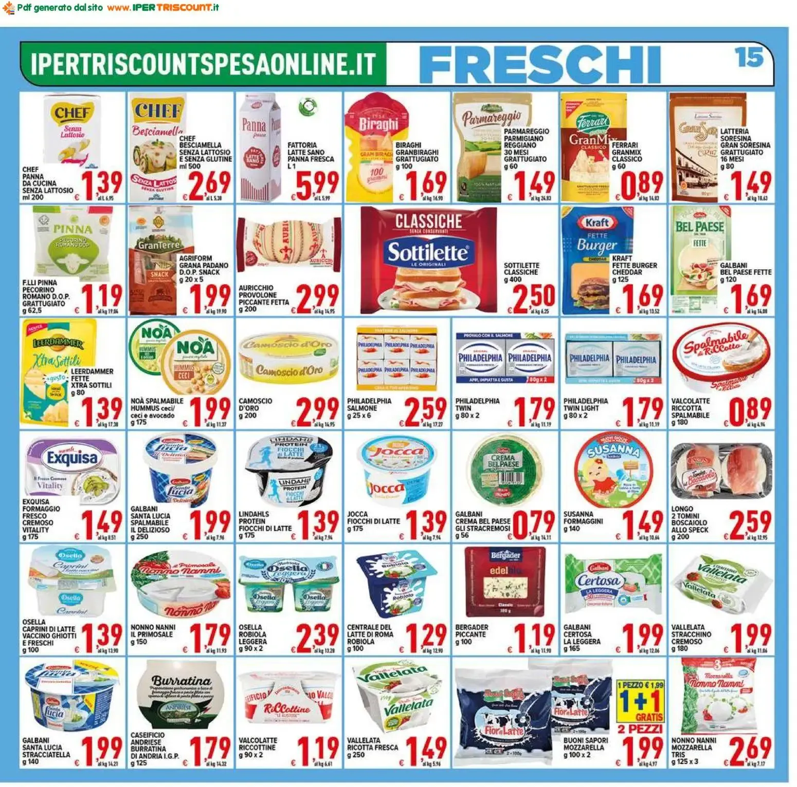 Ipertriscount volantino dal 14/10/2026 - online Offerte da 14 ottobre a 22 ottobre di 2026 - Pagina del volantino 15