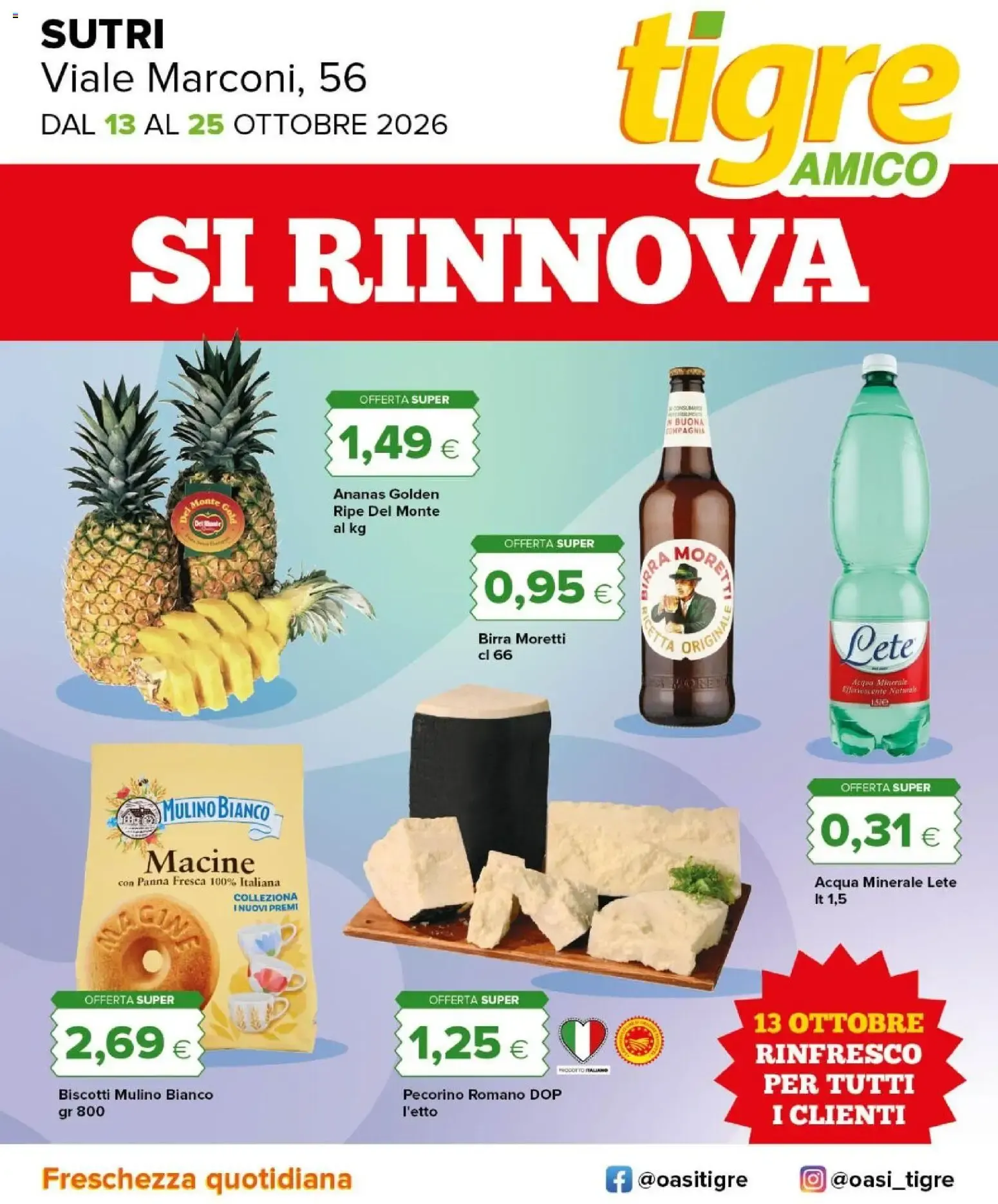 Nuovo Tigre volantino Amico Sutri dal 13/10/2026 > offerte anteprima 🛍️ da 13 ottobre a 25 ottobre di 2026 - Pagina del volantino 1