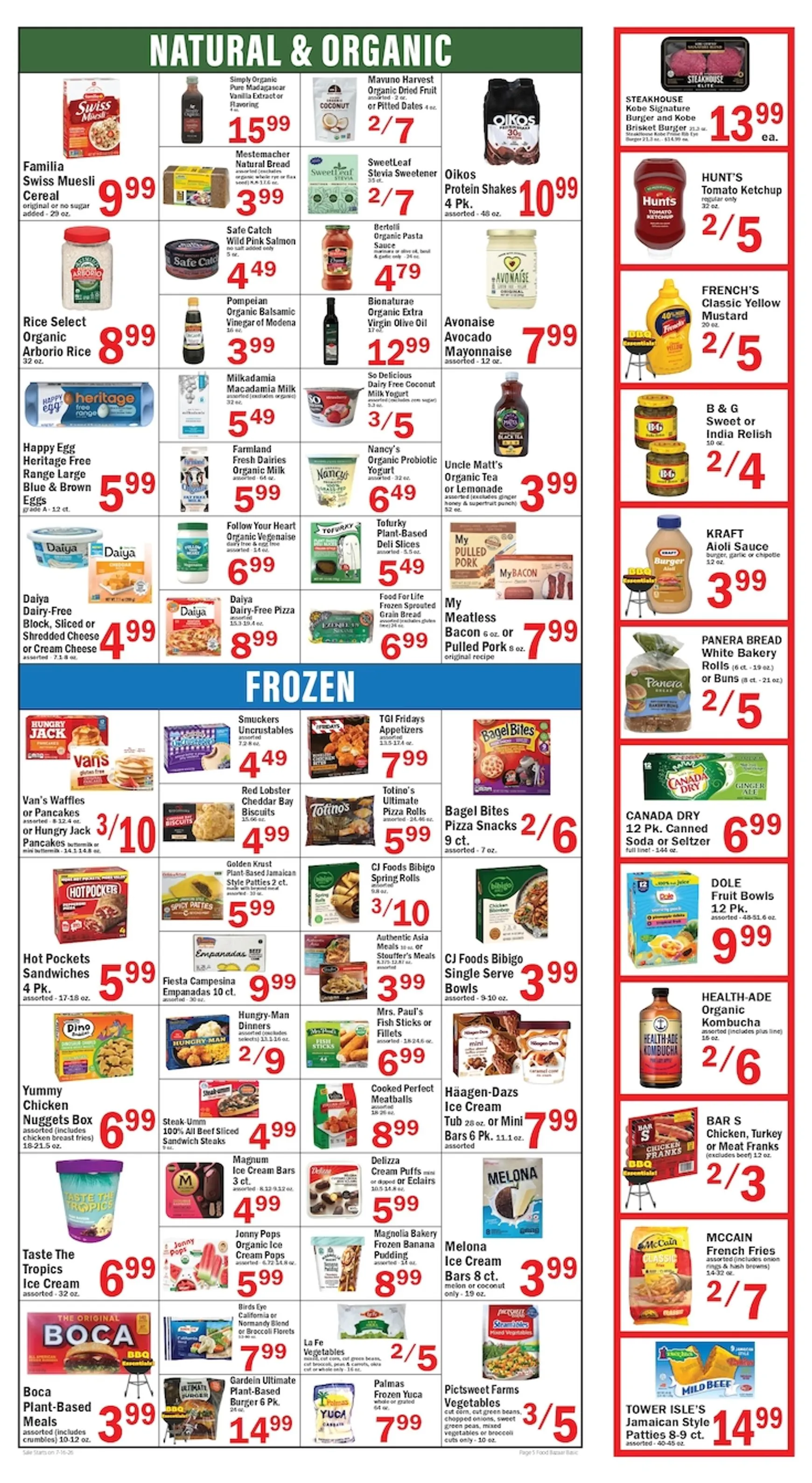 Weekly ad Current Food Bazaar leaflet valid from Thursday 07/16/2026 to Wednesday 07/22/2026 from July 16 to July 22 2026 - Page 5