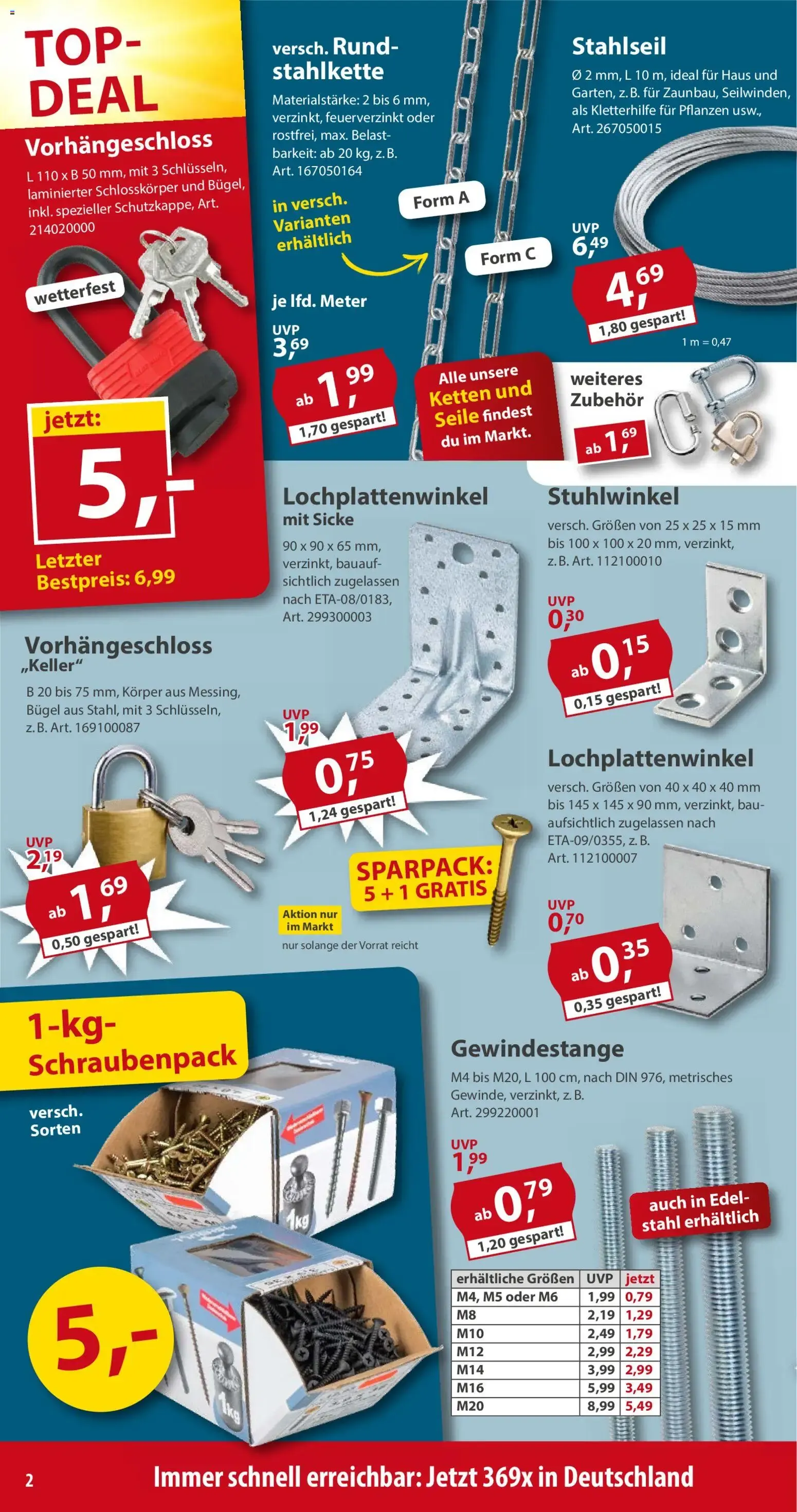 Sonderpreis Baumarkt Prospekt (ab 04.07.2026) zum Blättern von 4. Juli bis 10. Juli 2026 - Prospekt seite 2