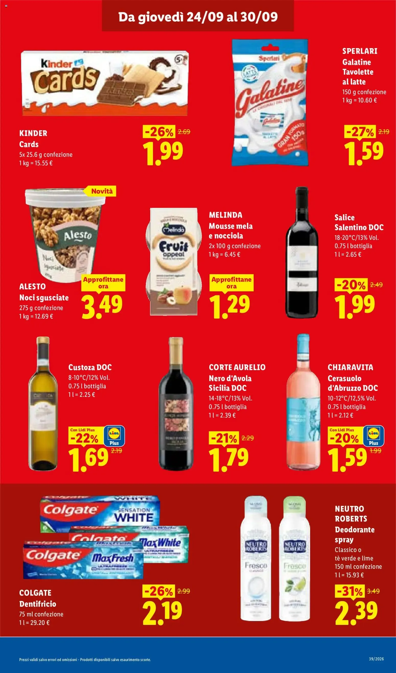 LIDL Sotto Prezzi da 24 settembre a 30 settembre di 2026 - Pagina del volantino 17