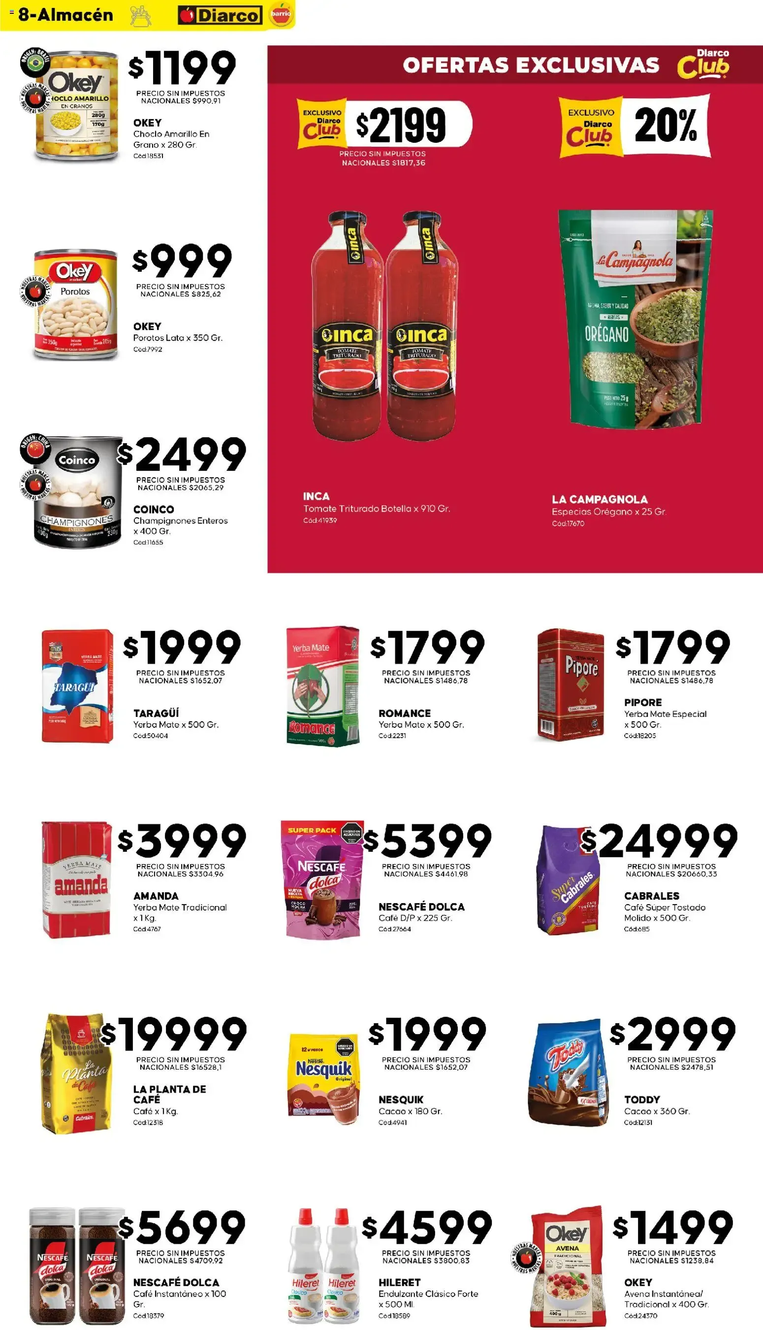Ofertas de Diarco Ofertas del 21/09/2026 - 25/09/2026 21 de septiembre al 25 de septiembre 2026 - Página 8 del catálogo