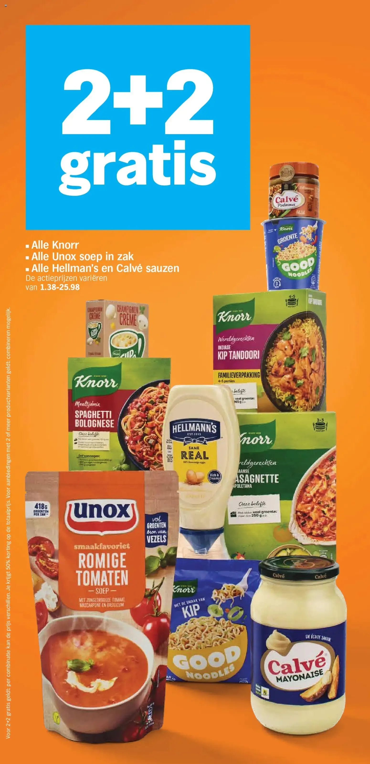 AH Bonus: 1+1 gratis en pasta's y salsas van 26 oktober tot 1 november 2026 - Folder pagina 19