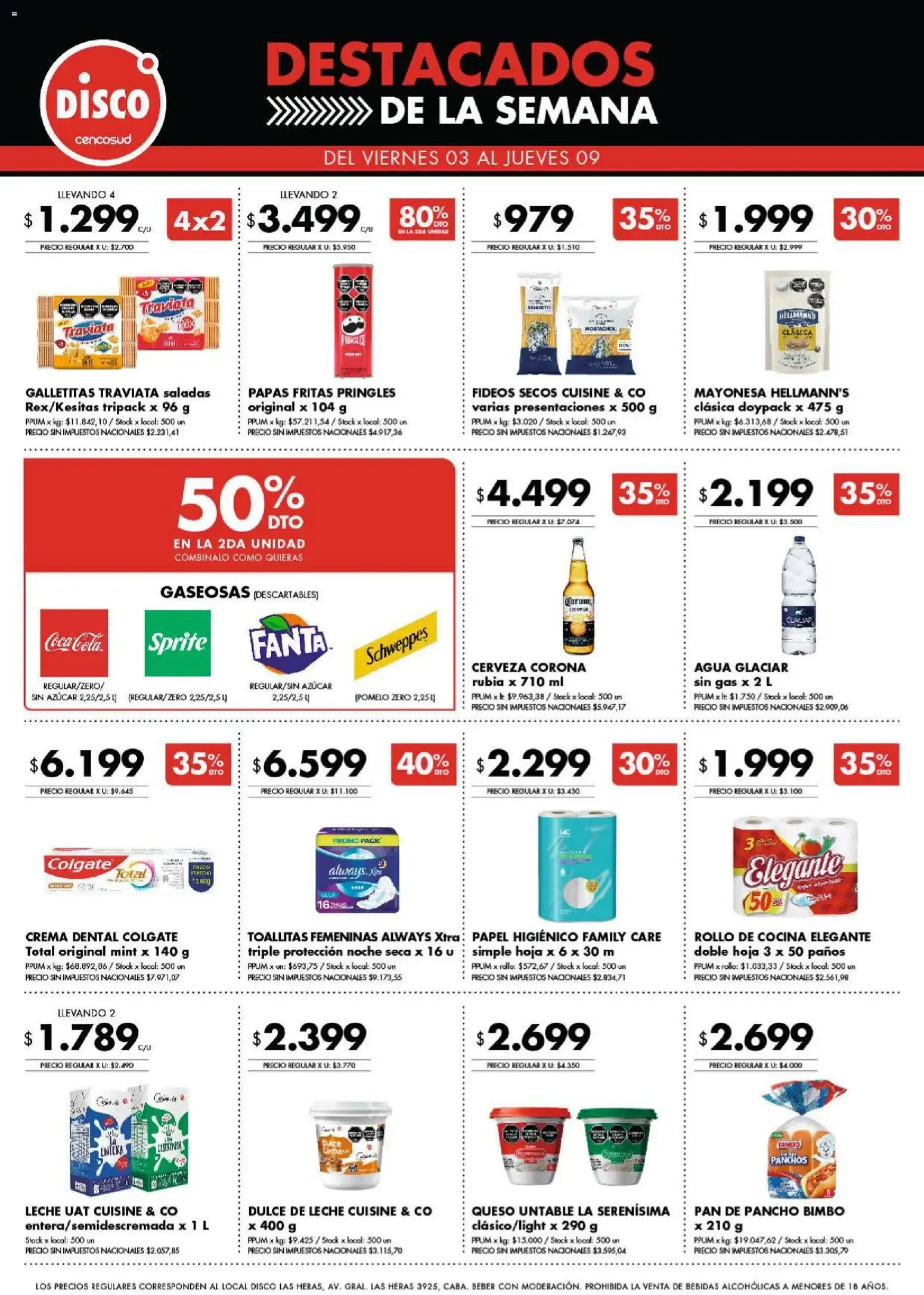 Ofertas de Disco Destacados de la Semana 3 de julio al 9 de julio 2026 - Página 1 del catálogo
