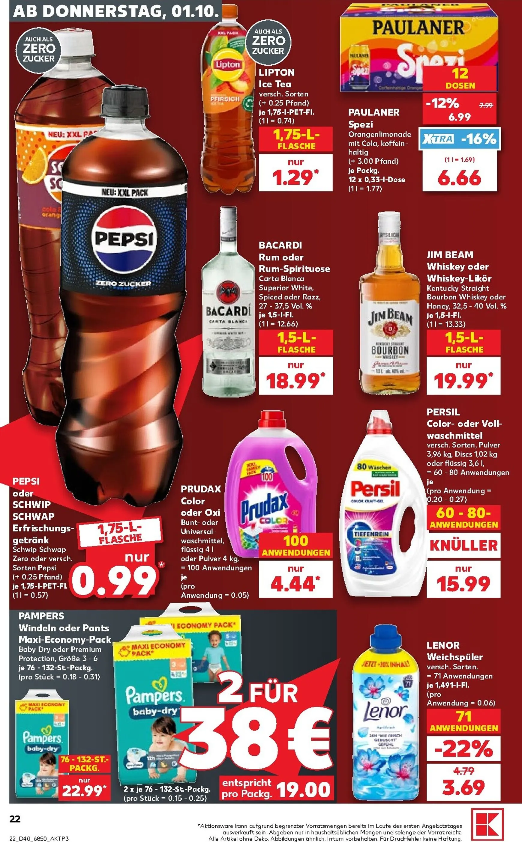 Neuer Kaufland Prospekt – von Donnerstag 01.10.2026 bis Mittwoch 07.10.2026 von 1. Oktober bis 7. Oktober 2026 - Prospekt seite 23