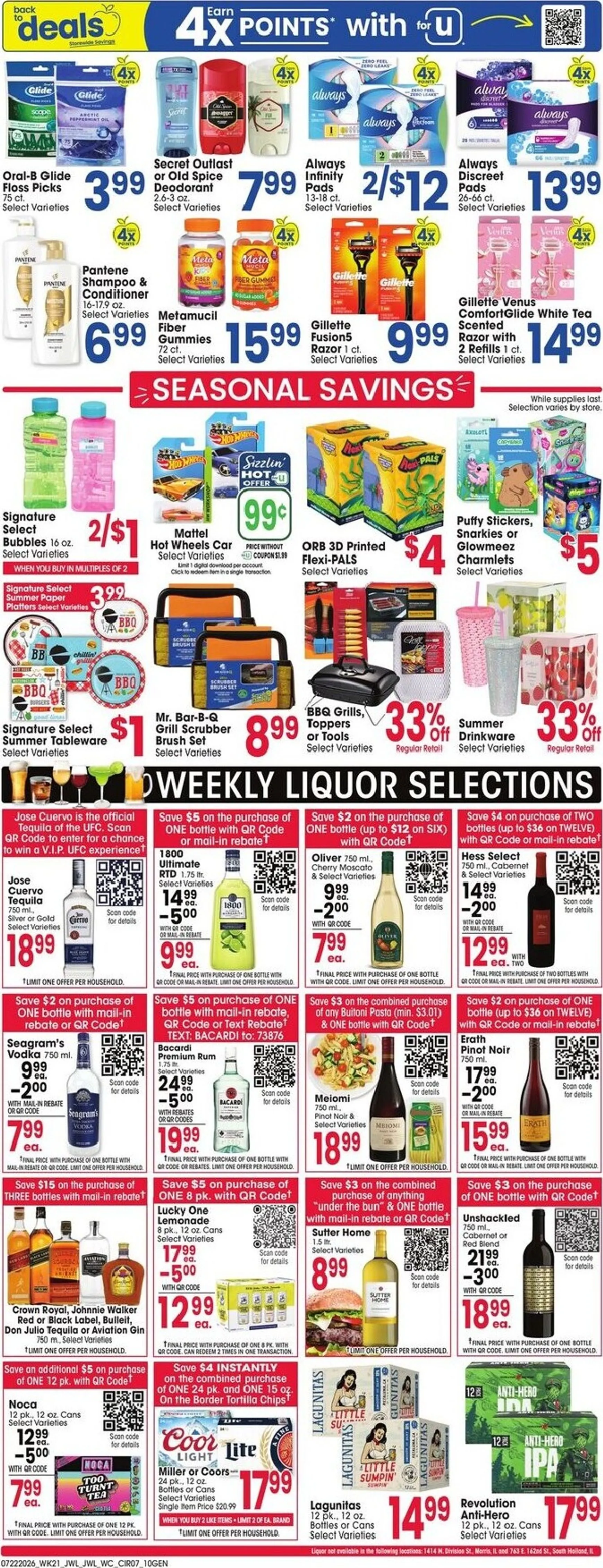 Weekly ad Jewel Osco Flyer from July 22 to July 28 2026 - Page 7