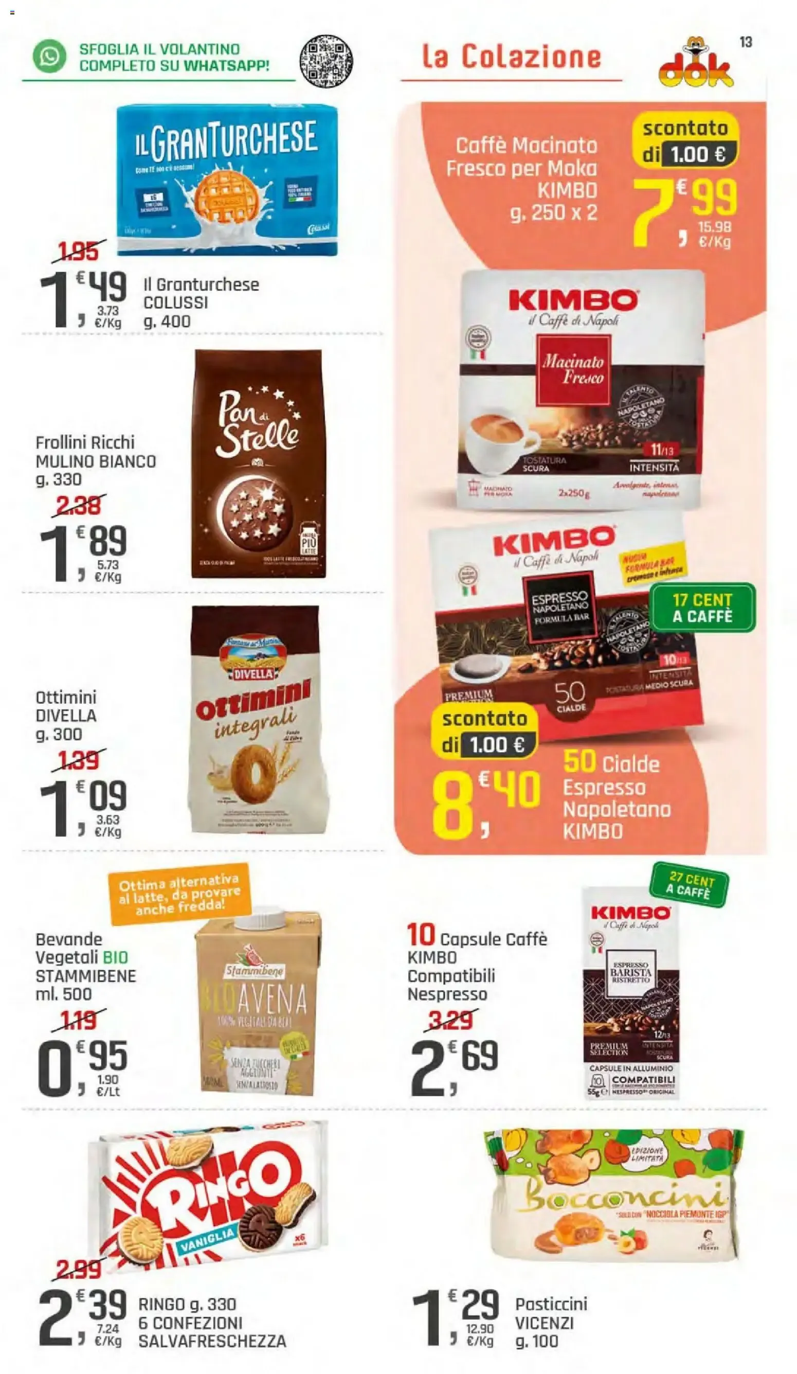 DOK SUPERMERCATI: OFFERTE DAL 23 LUGLIO AL 2 AGOSTO 2026 da 23 luglio a 2 agosto di 2026 - Pagina del volantino 13