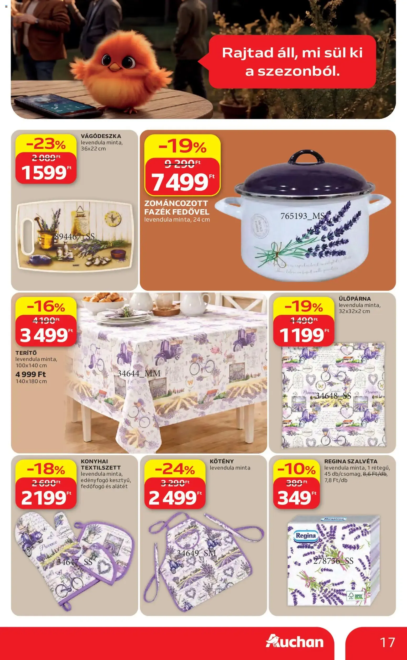 Katalógus Auchan Nyári extra ajánlataink - 2026.06.11. -tól/töl > akció, lapozható szórólap 🛍️ június 11.-tól július 1.-ig 2026. - Oldal 17