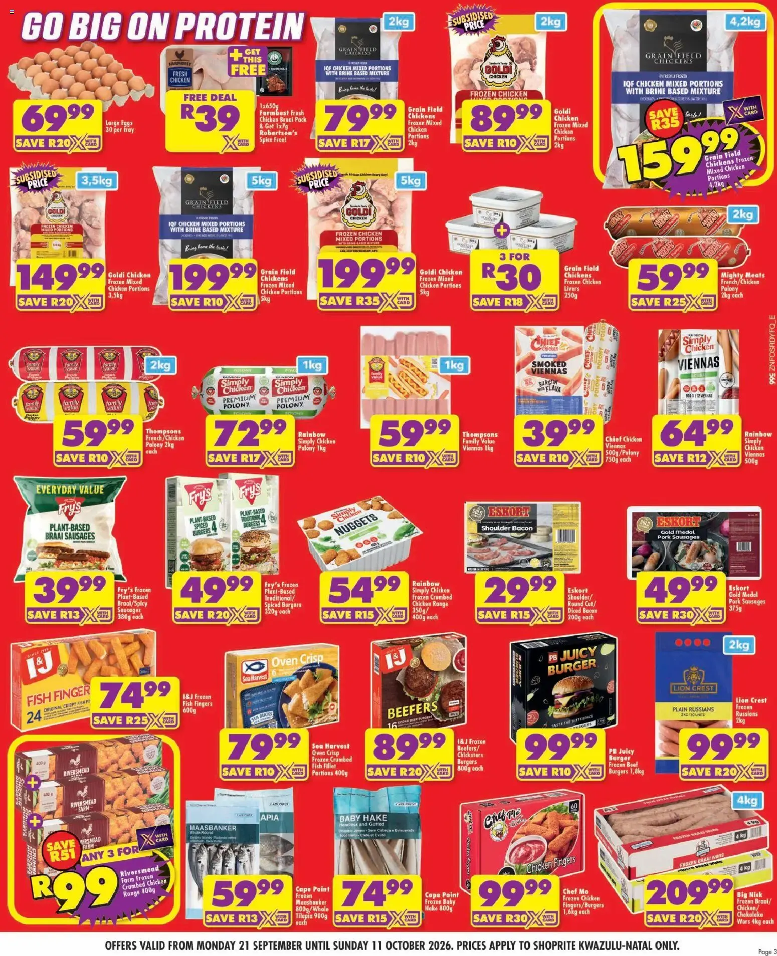 Shoprite Specials (21/09/2026 - 11/10/2026) → Online Catalogue from 21 September to 11 October 2026 - Catalogue Page 3
