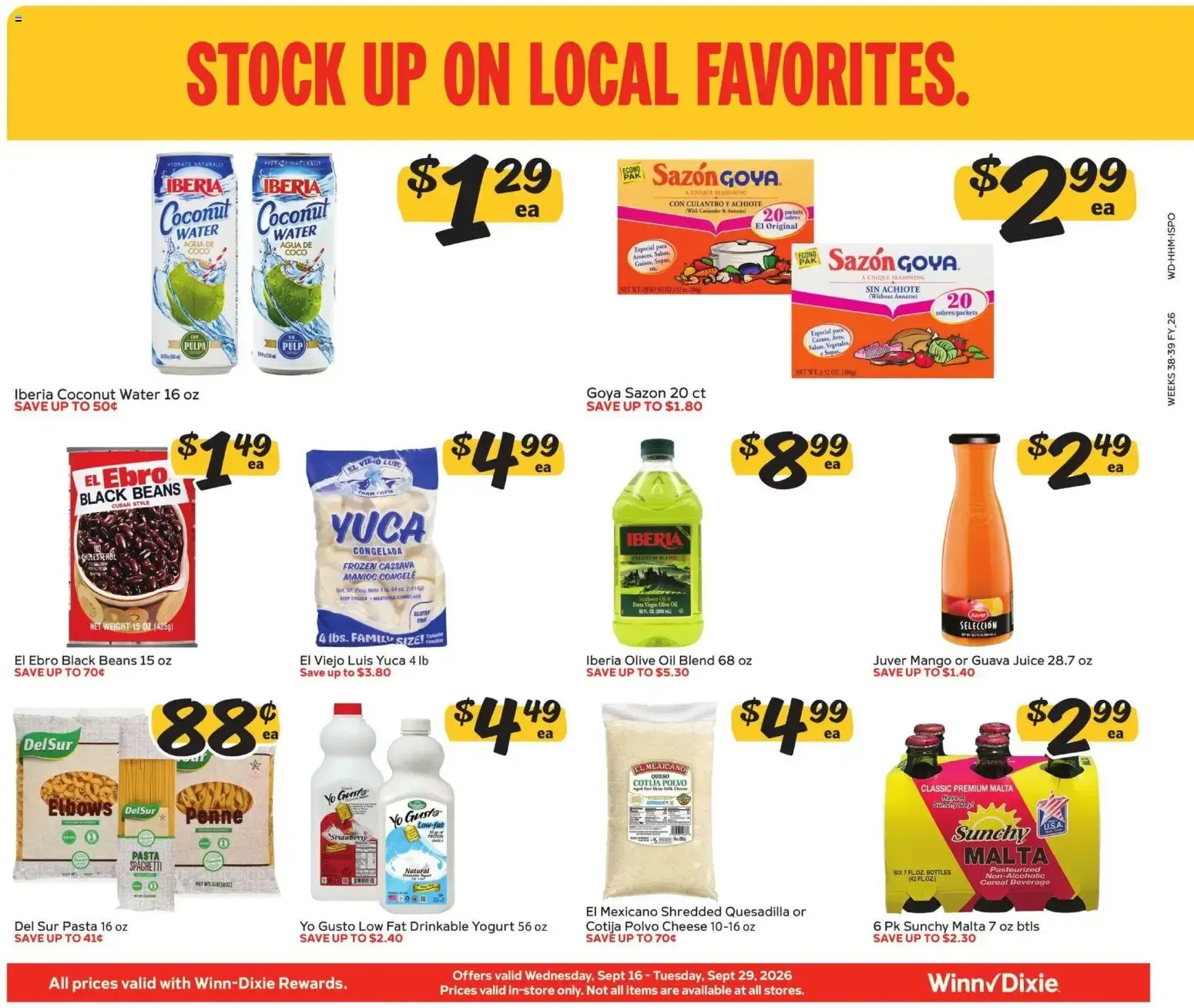 Weekly ad Celebrate Hispanic Heritage Month from September 16 to September 29 2026 - Page 4