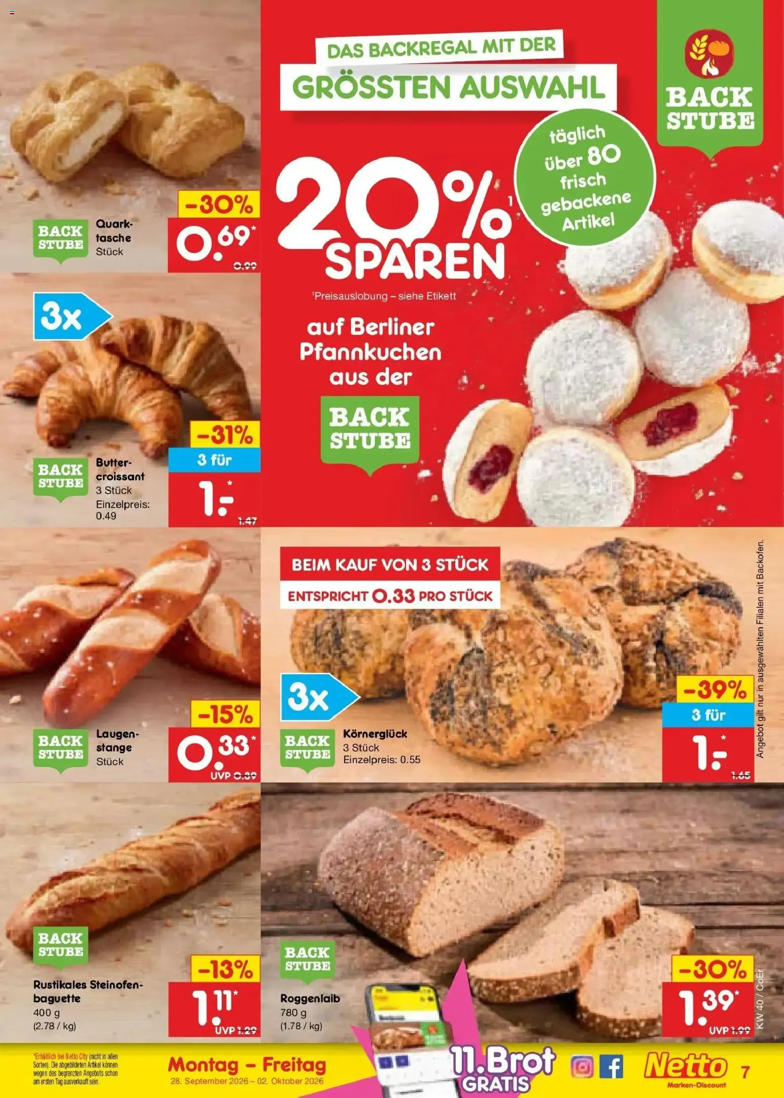 Netto Marken-Discount Prospekt Leipzig (ab 28.09.2026) » Angebote von 28. September bis 2. Oktober 2026 - Prospekt seite 7
