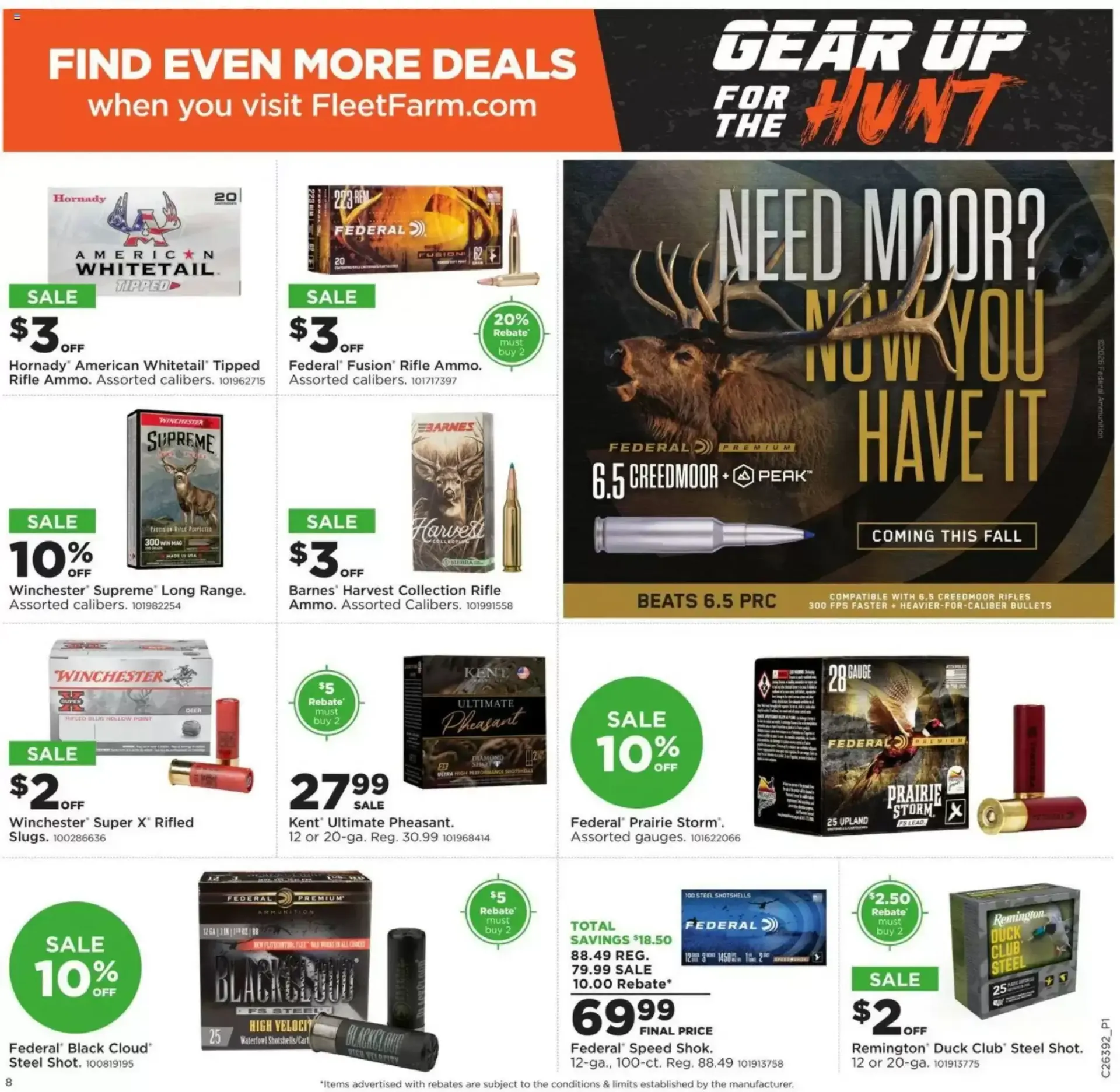 Weekly ad Fleet Farm - Gear Up For The Hunt from September 21 to October 4 2026 - Page 8