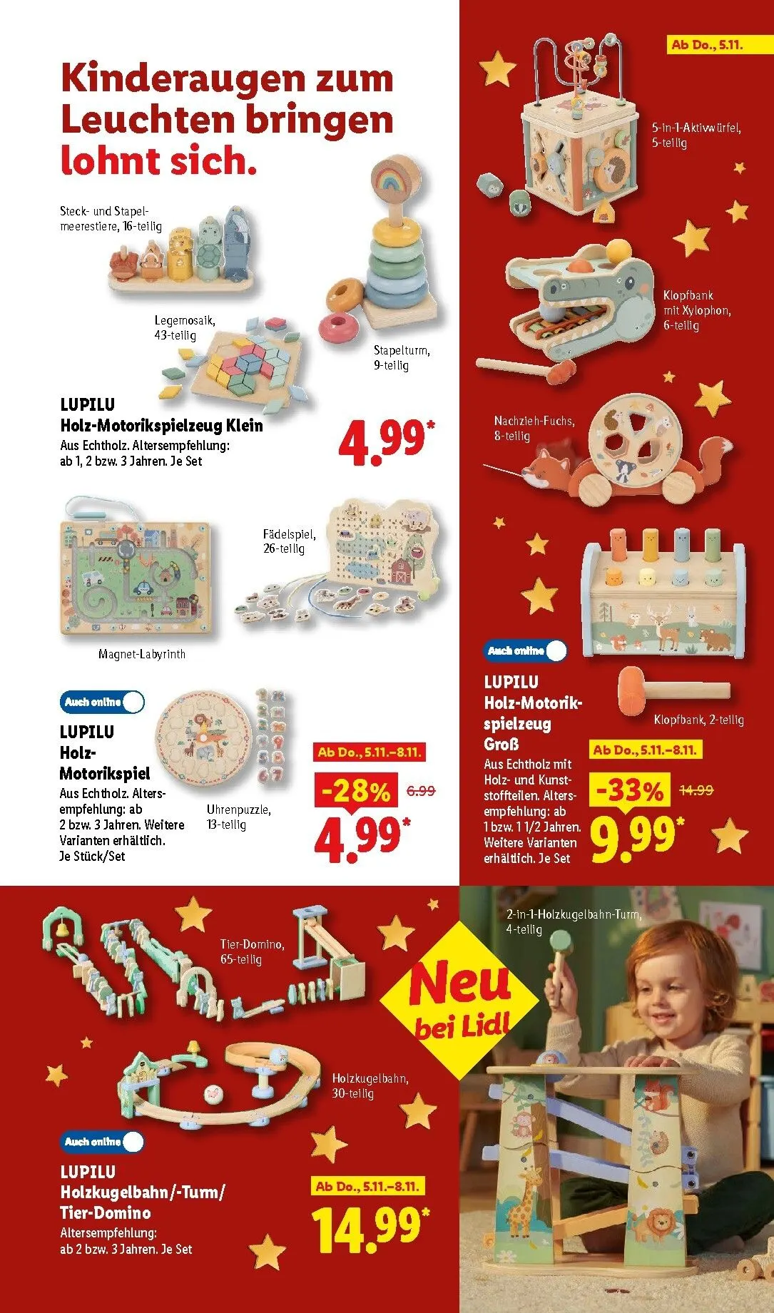 Die Magie des Schenkens lohnt sich. Entdecke zahlreiche Geschenkideen von 26. Oktober bis 24. Dezember 2026 - Prospekt seite 15