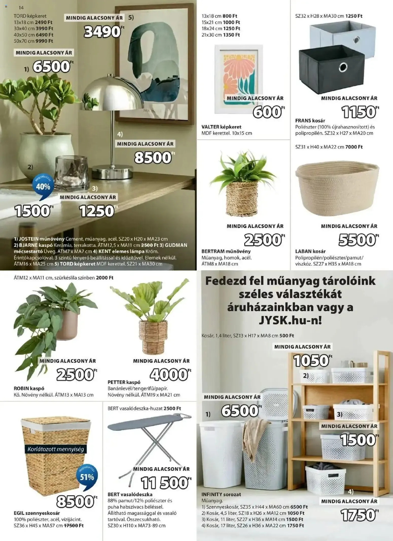 Katalógus JYSK aktuális akciós újság - 2026.06.03. -tól/töl > akció, lapozható szórólap 🛍️ június 3.-tól június 21.-ig 2026. - Oldal 14