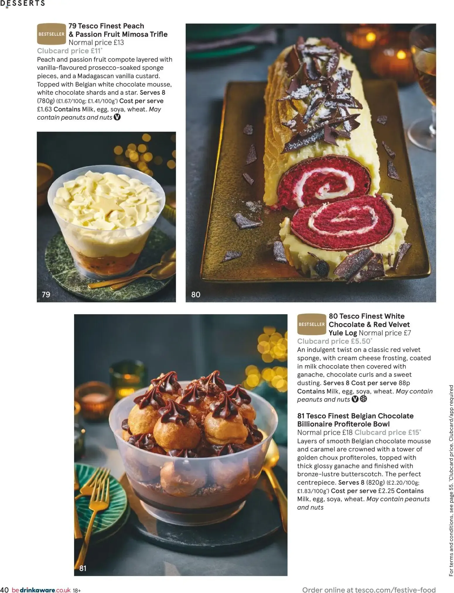 TESCO finest FESTIVE FOOD TO ORDER from 1 October to 31 October 2026 - Catalogue Page 39