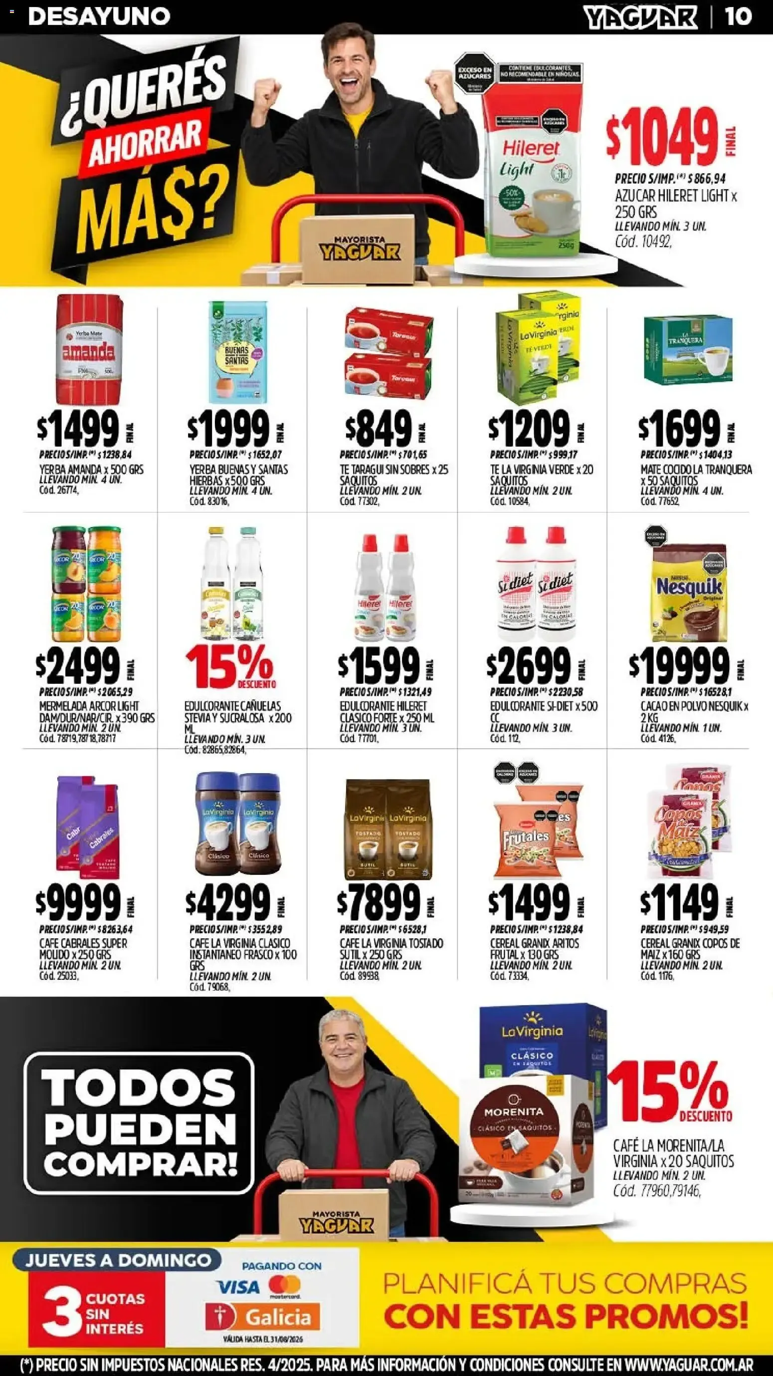 Ofertas de Yaguar - Oferta Semanal Mendoza del 24/08/2026 - 29/08/2026 24 de agosto al 29 de agosto 2026 - Página 9 del catálogo