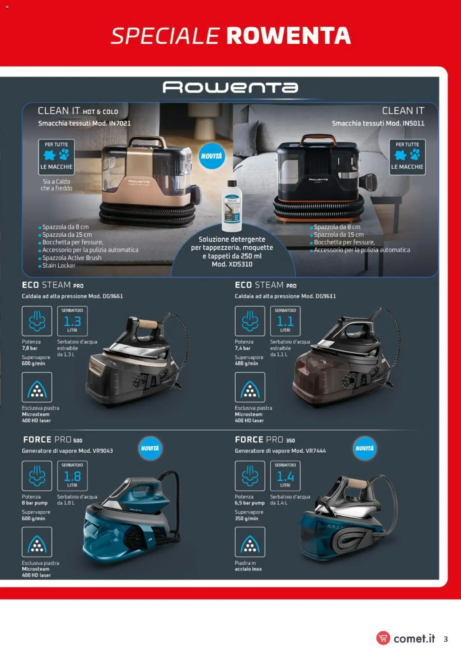 Nuovo Comet volantino Rowenta dal 13/07/2026 > offerte anteprima 🛍️ da 13 luglio a 16 agosto di 2026 - Pagina del volantino 3