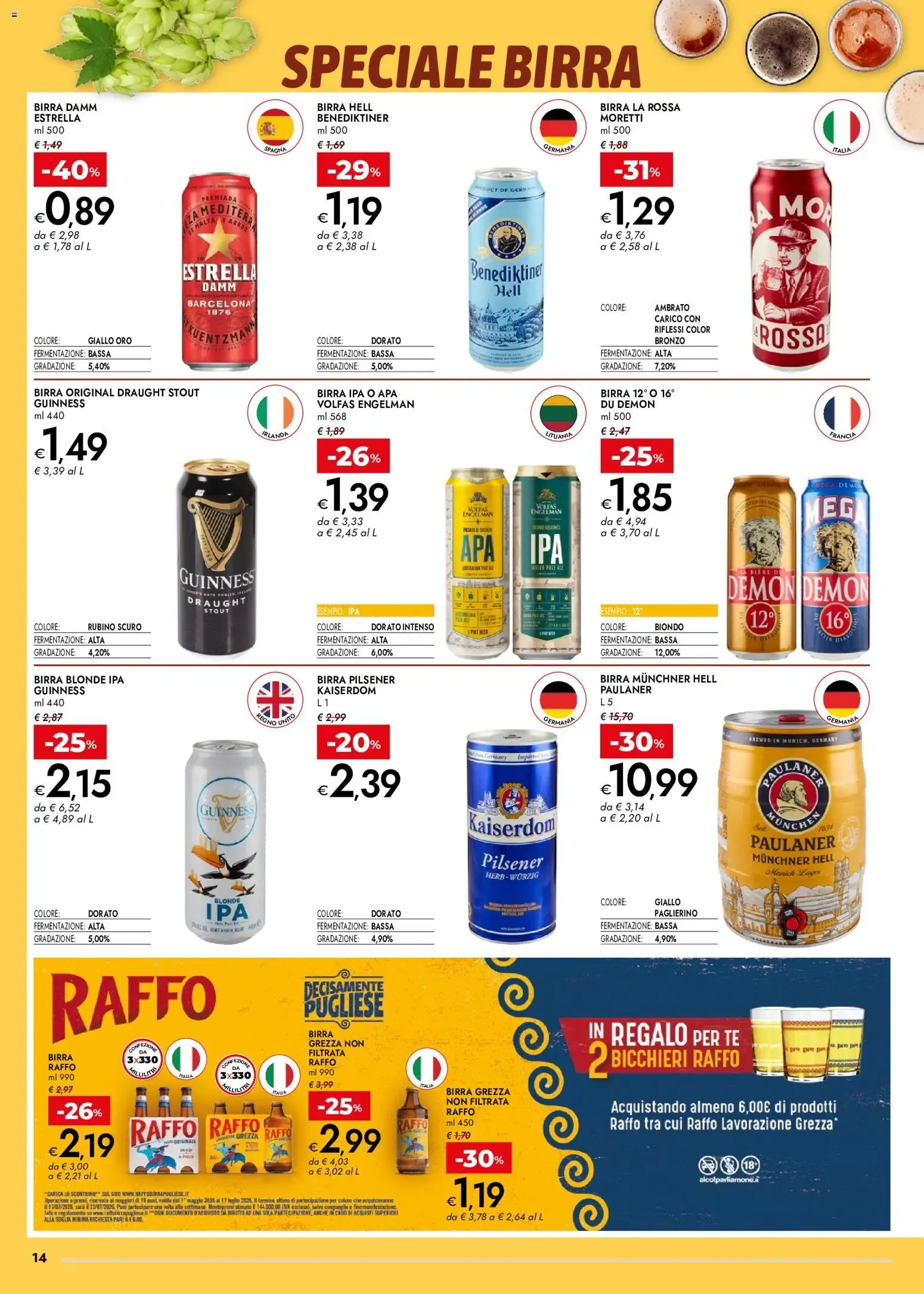 Nuovo bennet volantino Offerte Top dal 25/06/2026 > offerte anteprima 🛍️ da 25 giugno a 8 luglio di 2026 - Pagina del volantino 14