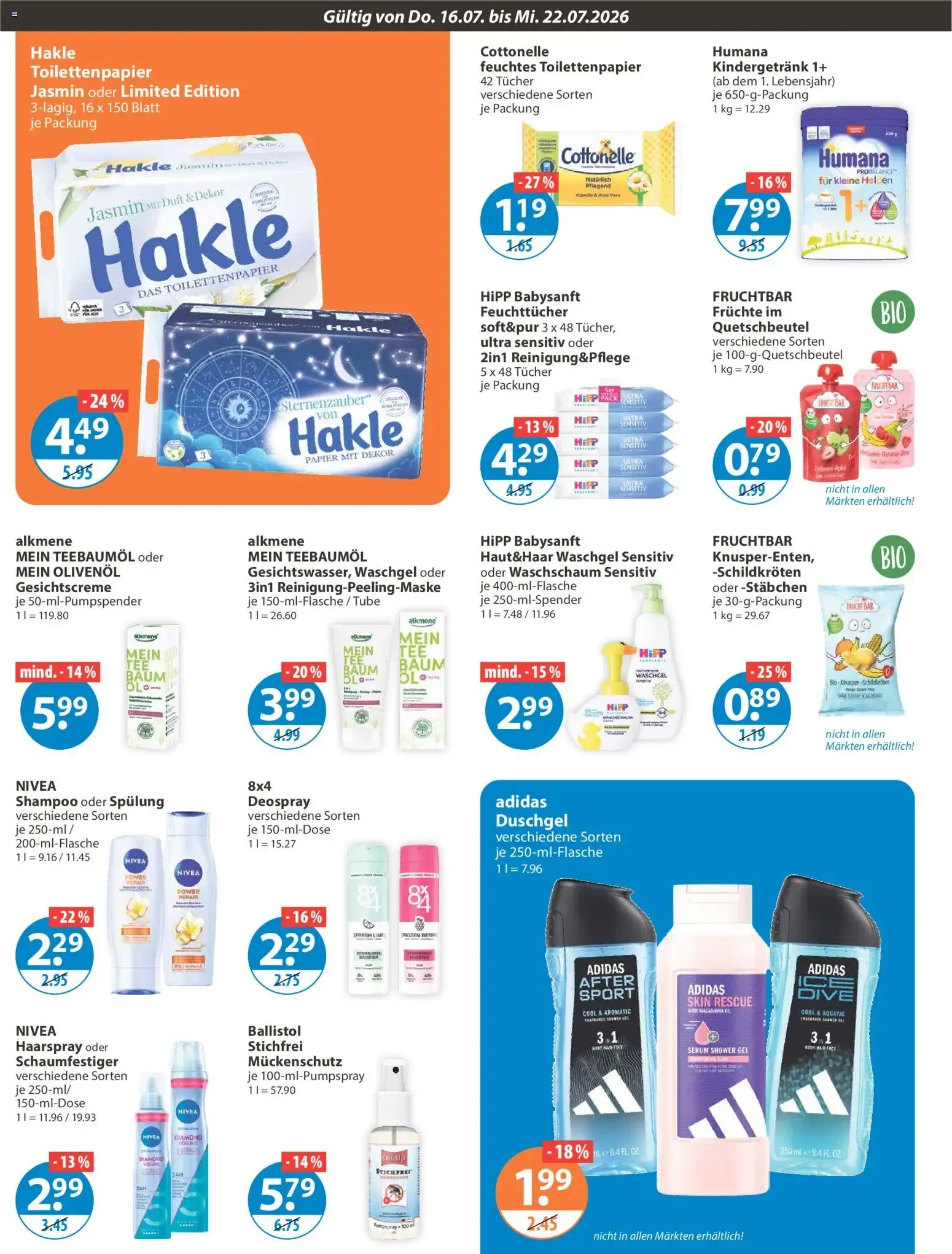 Angebote V-Markt Angebote (ab 16.07.2026) von 16. Juli bis 22. Juli 2026 - Prospekt seite 10