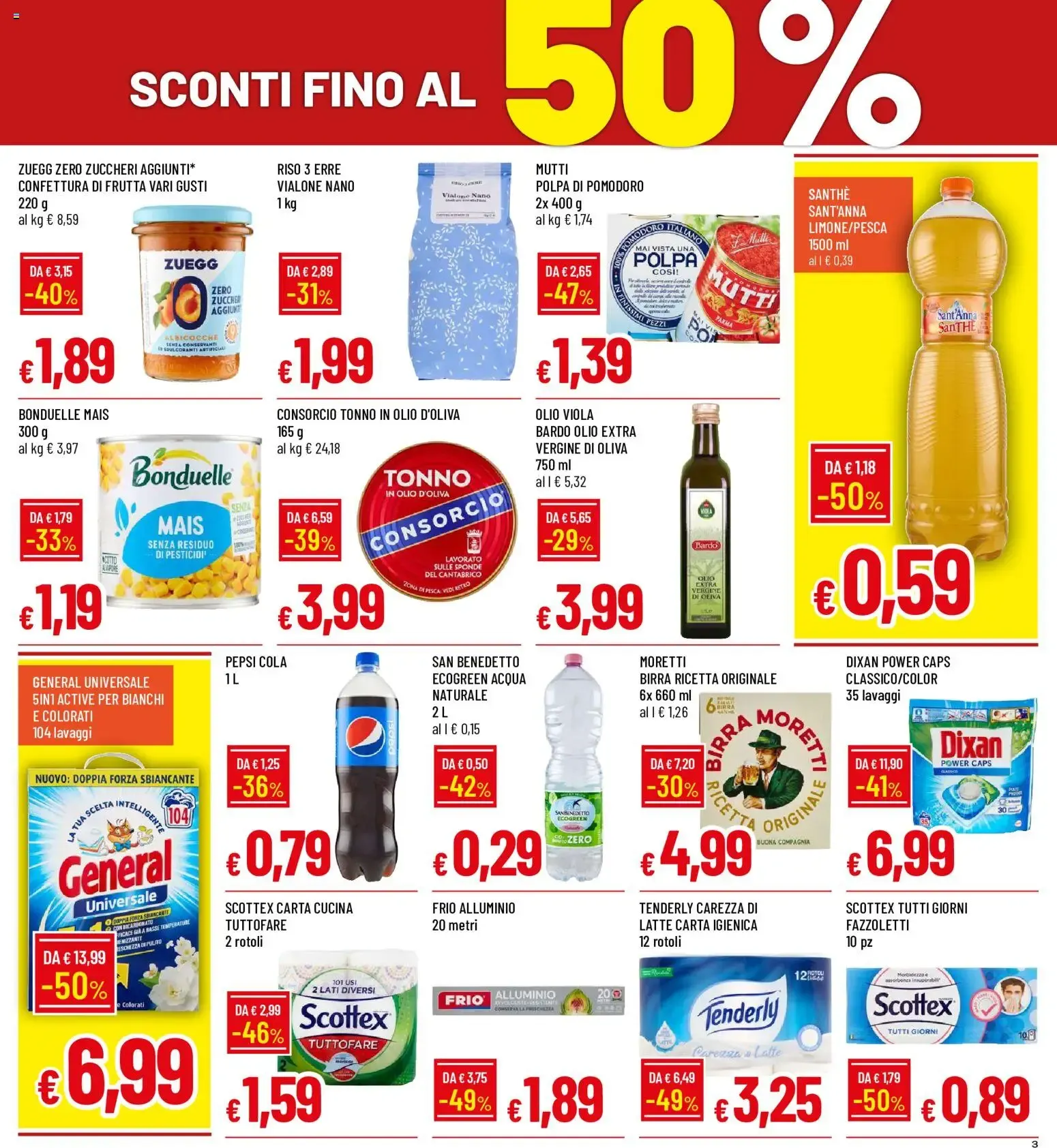 GRANDI MARCHE SCONTI FINO AL 50% da 28 maggio a 10 giugno di 2026 - Pagina del volantino 3