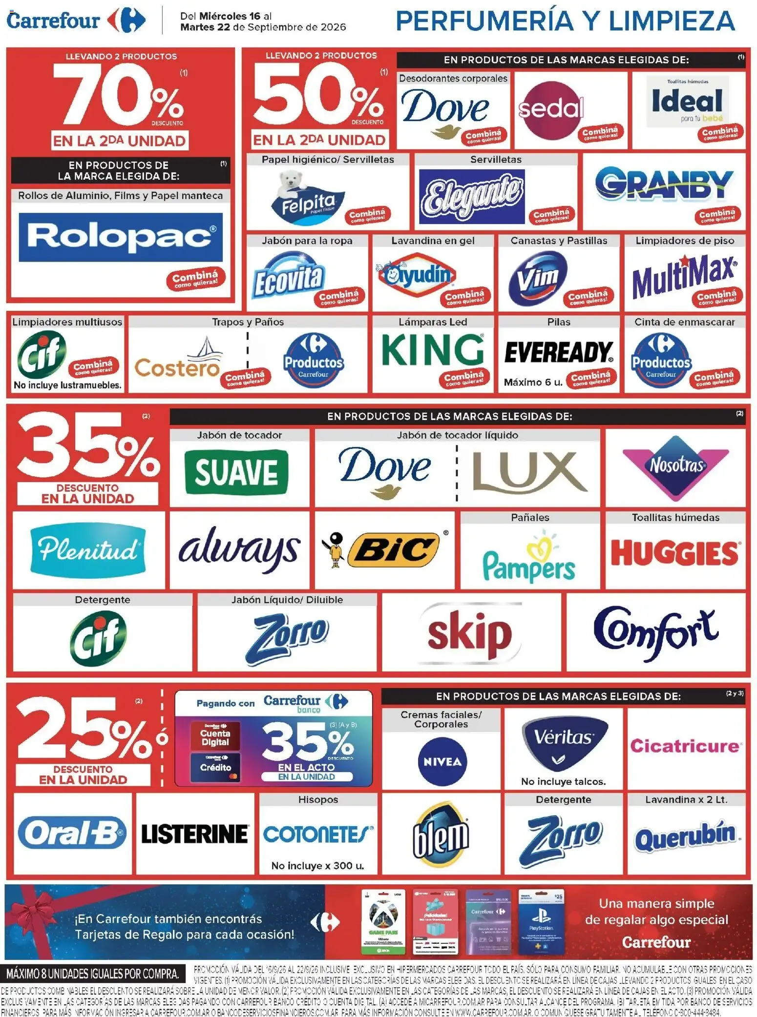 Ofertas de Carrefour Ofertas || del 16/09/2026 - 22/09/2026 || Promociones 16 de septiembre al 22 de septiembre 2026 - Página 16 del catálogo