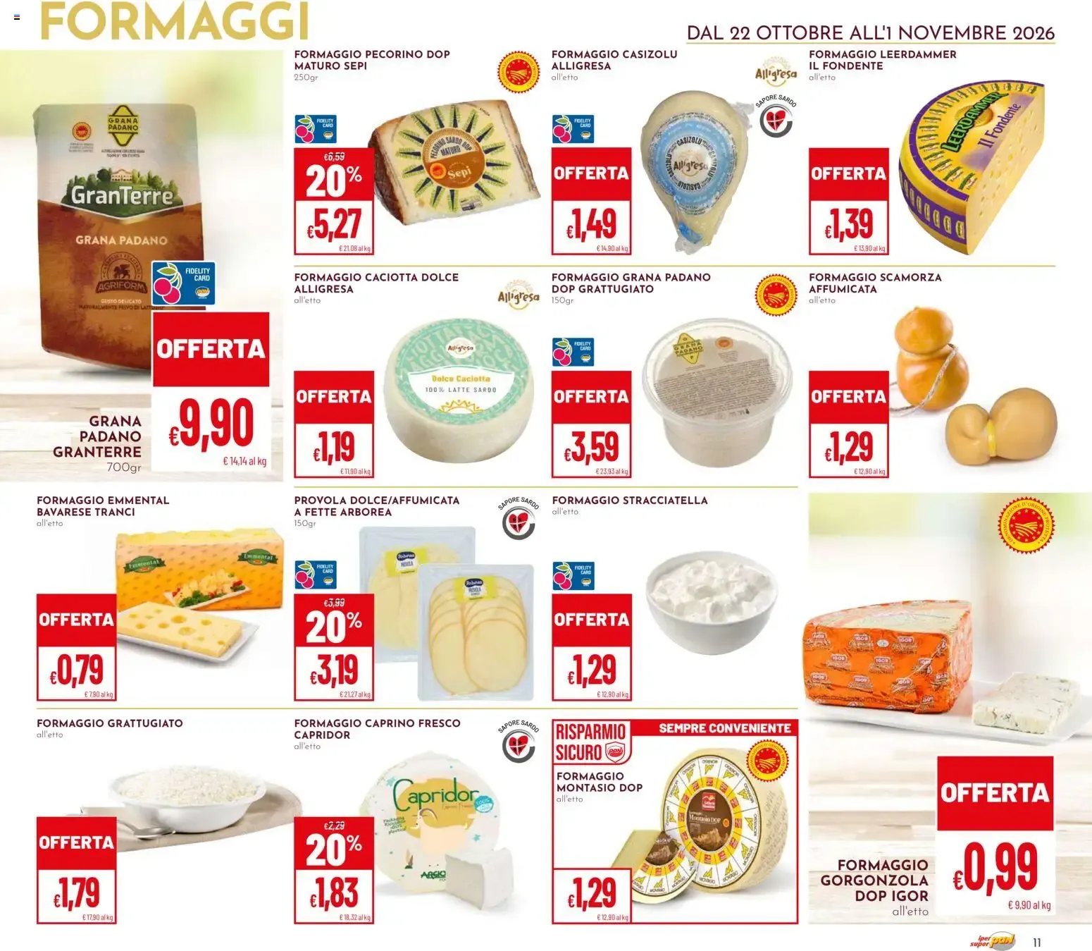 Brochure Iper Pan & Superpan: Sottofreschi da 22 ottobre a 1 novembre di 2026 - Pagina del volantino 11