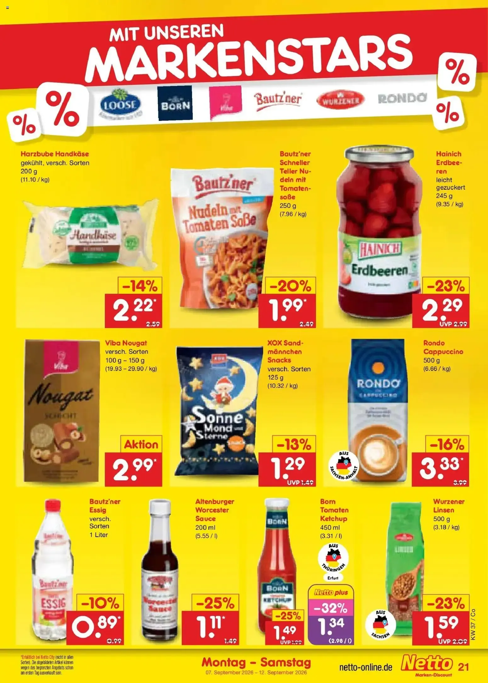 Netto Marken-Discount Prospekt Leipzig (ab 07.09.2026) » Angebote von 7. September bis 12. September 2026 - Prospekt seite 29