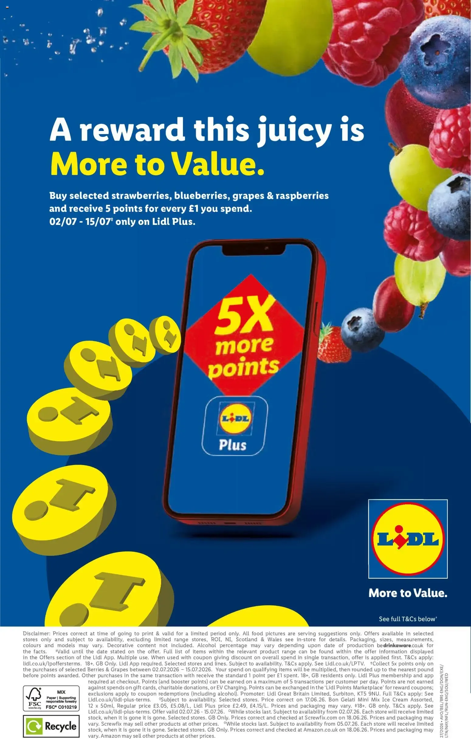 Lidl: Beating the heat, something sweet, More to Value. from 2 July to 8 July 2026 - Catalogue Page 25