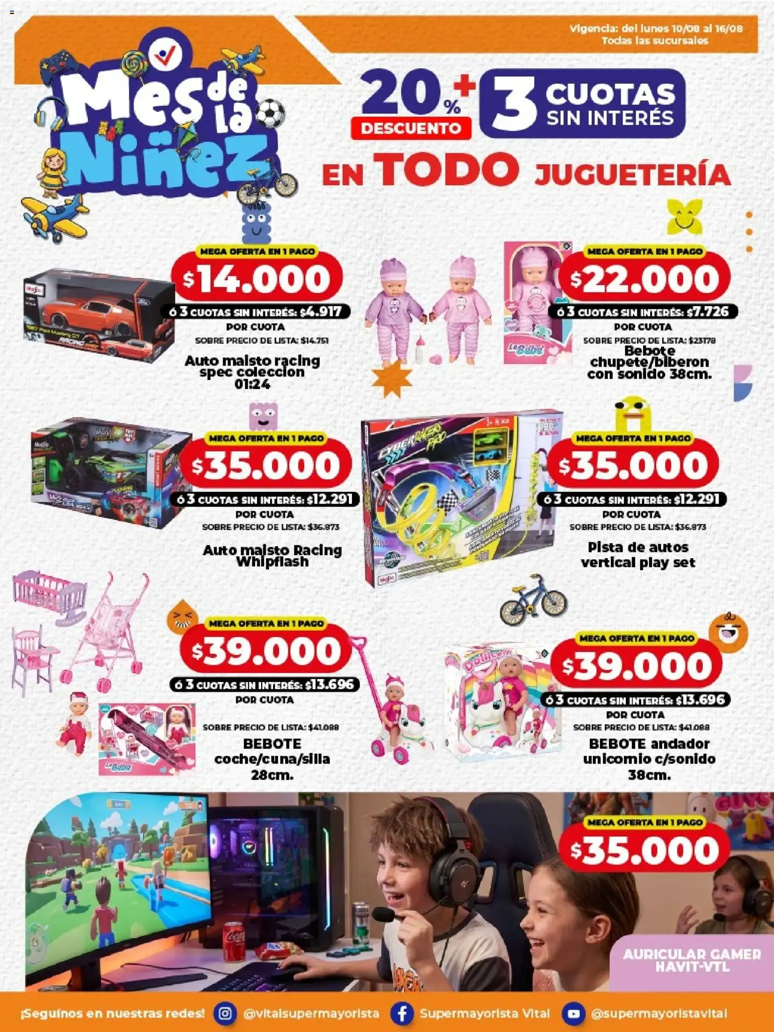 Ofertas de Vital - Especial de la niñez || del 10/08/2026 - 16/08/2026 || Catálogo 10 de agosto al 16 de agosto 2026 - Página 3 del catálogo