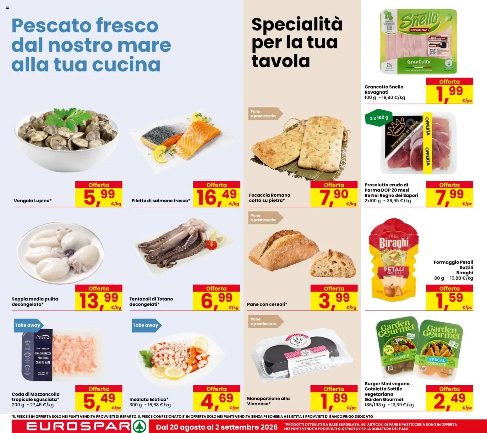 Eurospar: Il gusto del risparmio! da 20 agosto a 2 settembre di 2026 - Pagina del volantino 4