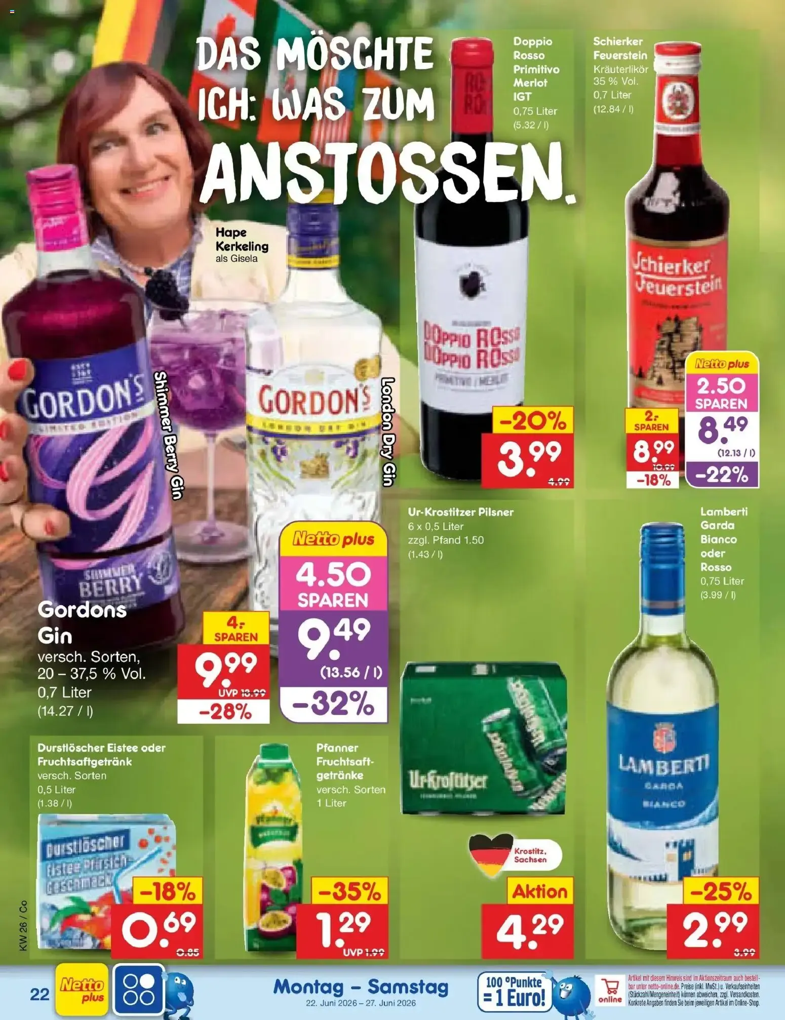 Netto Marken-Discount Prospekt Bitterfeld-Wolfen (ab 22.06.2026) » Angebote von 22. Juni bis 27. Juni 2026 - Prospekt seite 30