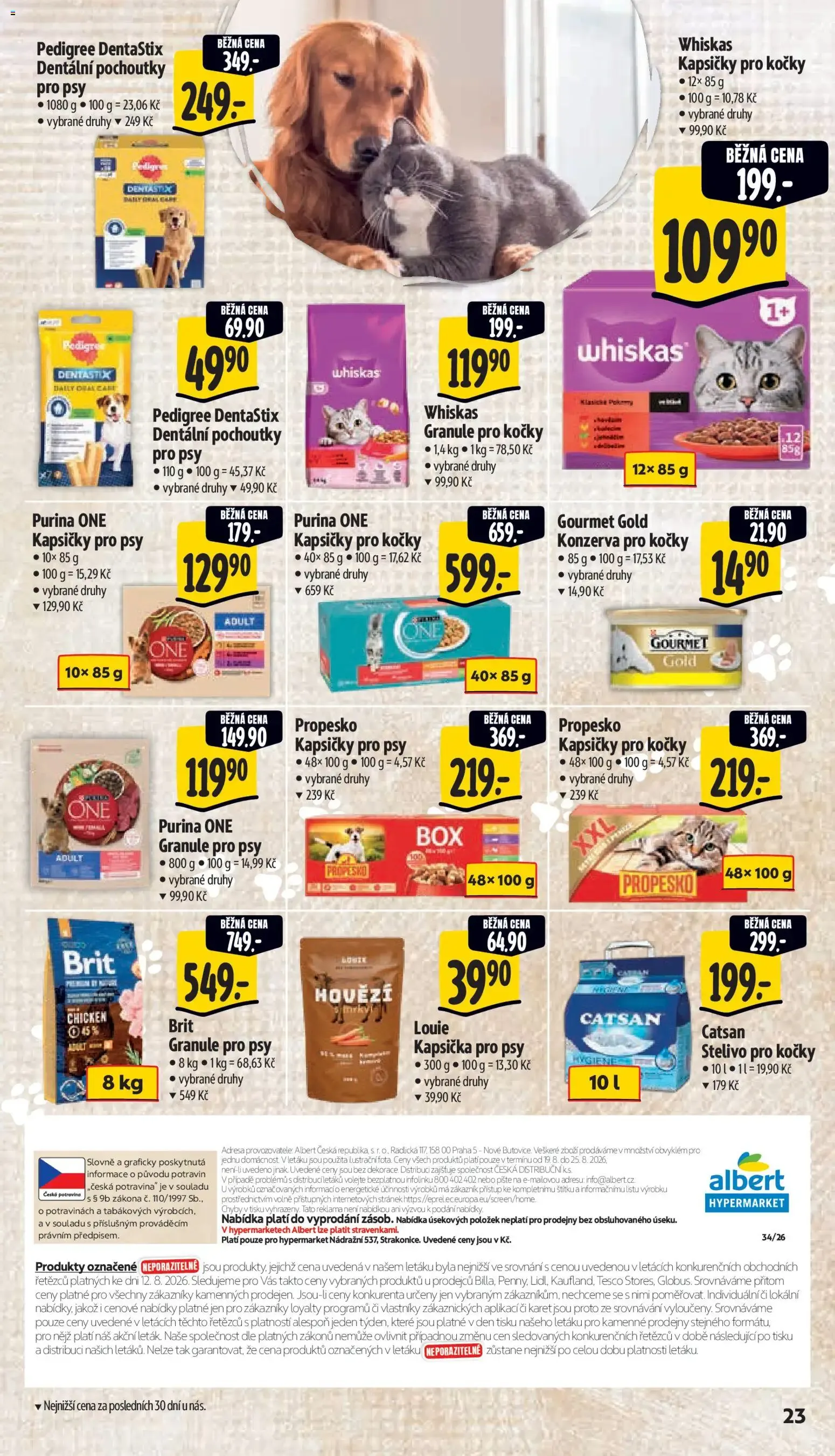 Albert leták - Hypermarket - Strakonice od 19.08.2026 - Akční leták - 19. srpna 25. srpna 2026 - Page 33