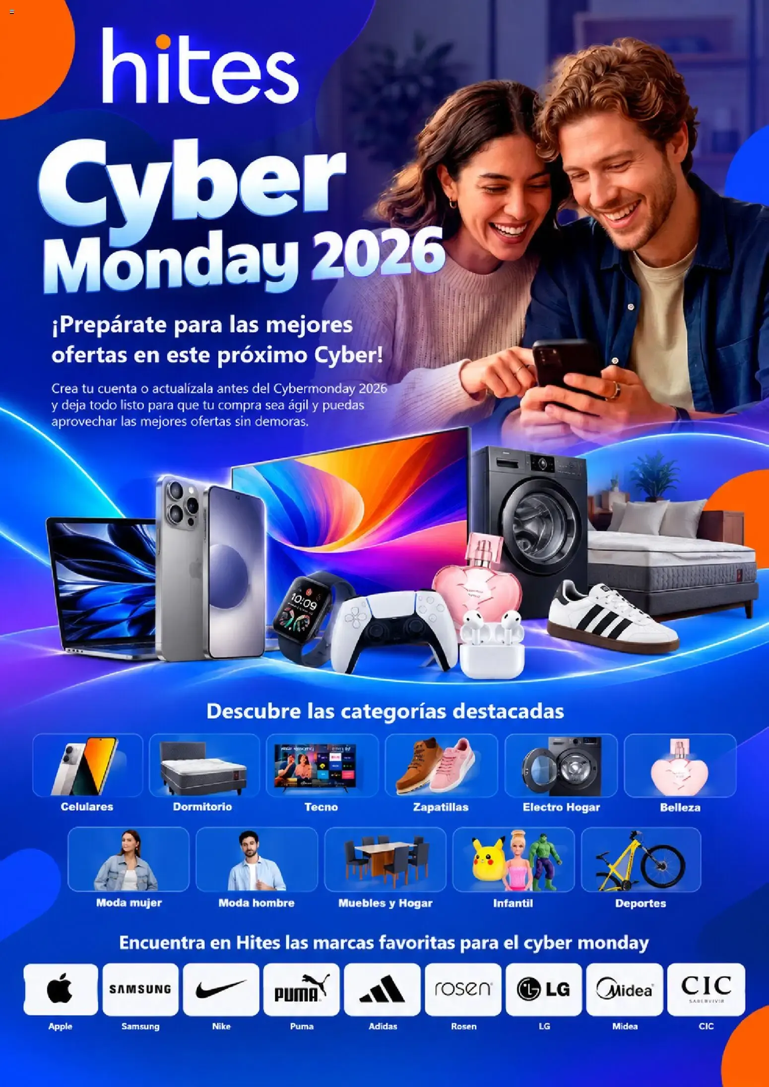 Catálogo de Hites Cyber Monday » revista válido desde 05.10.2026 5 de octubre al 7 de octubre 2026 - Página 1