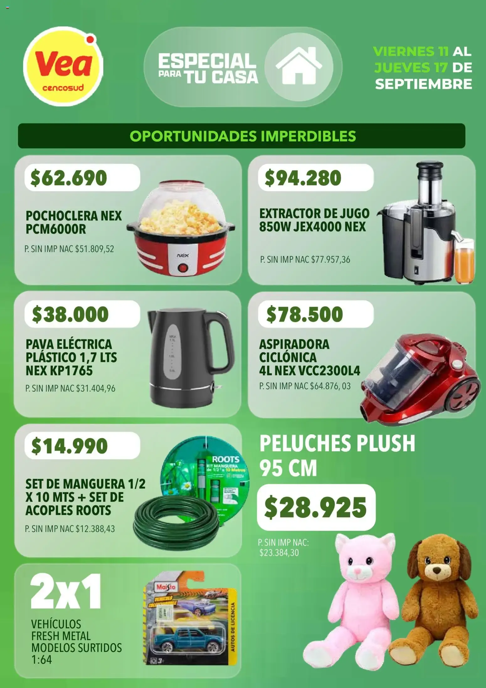 Ofertas de Vea - Especial para tu casa del 11/09/2026 - 16/09/2026 11 de septiembre al 16 de septiembre 2026 - Página 4 del catálogo
