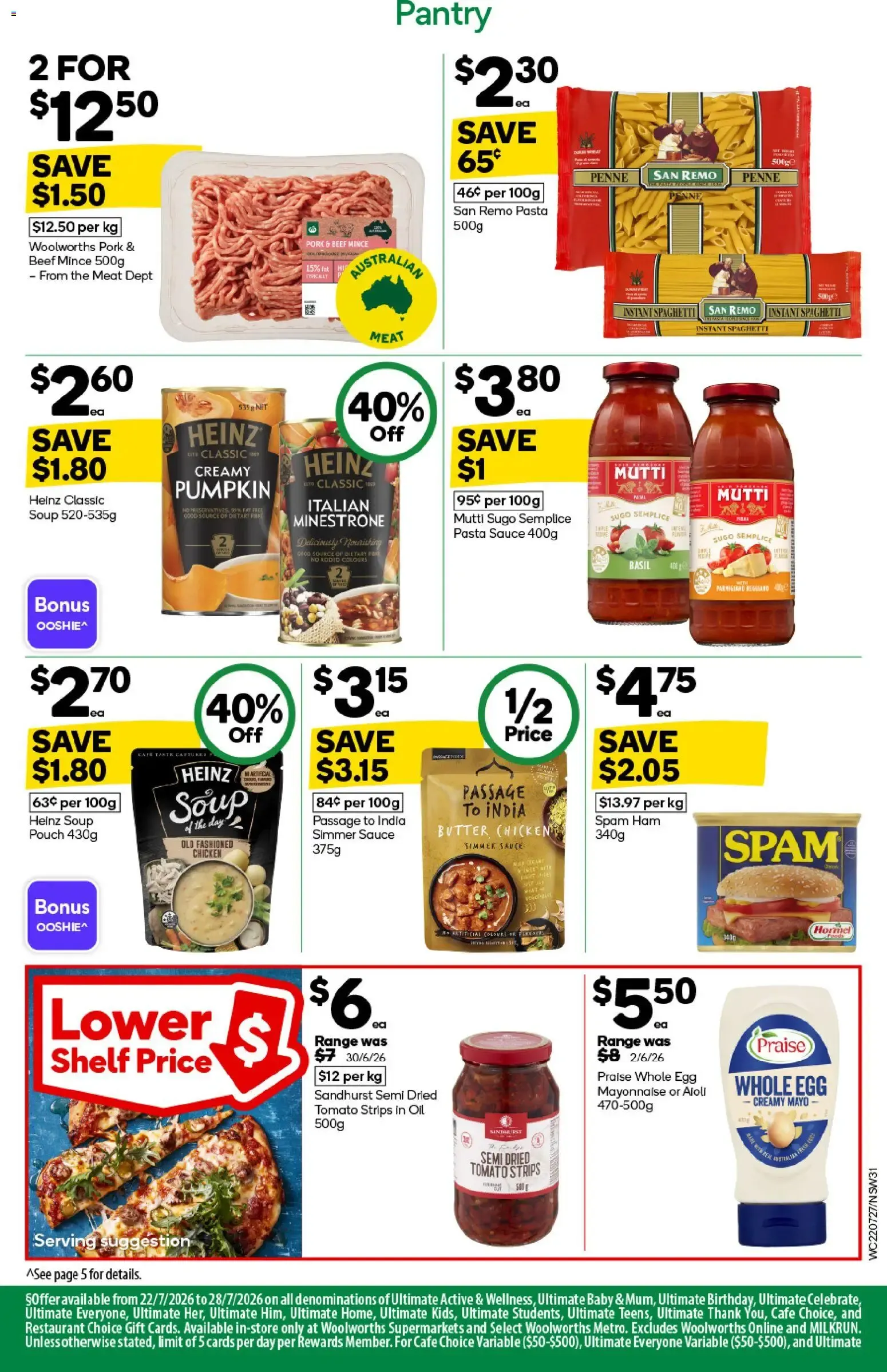 Woolworths catalogue valid from 22/07/2026 > Online Australia - Catalogue valid from 22 July to 28 July 2026 - page 31
