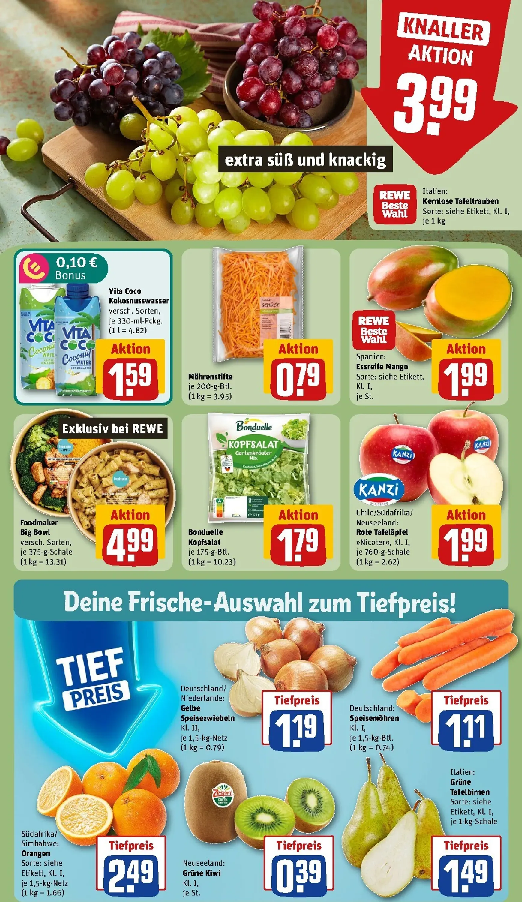 Die REWE Jubelwochen Mega Angebote, mega sparen! von 21. September bis 27. September 2026 - Prospekt seite 12