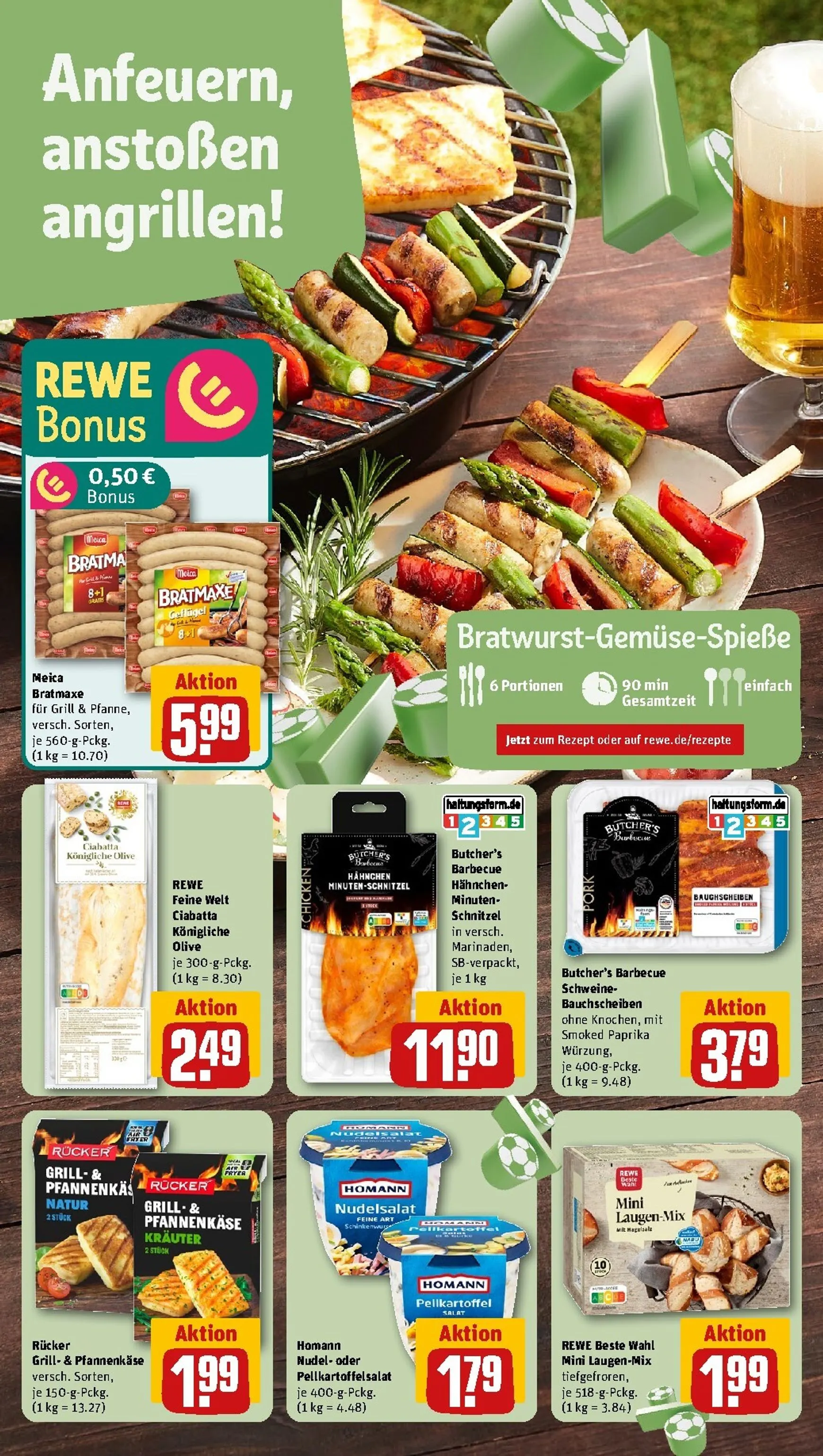 Rewe Prospekt: Fan-Momente zum Angrillen! von 8. Juni bis 13. Juni 2026 - Prospekt seite 4