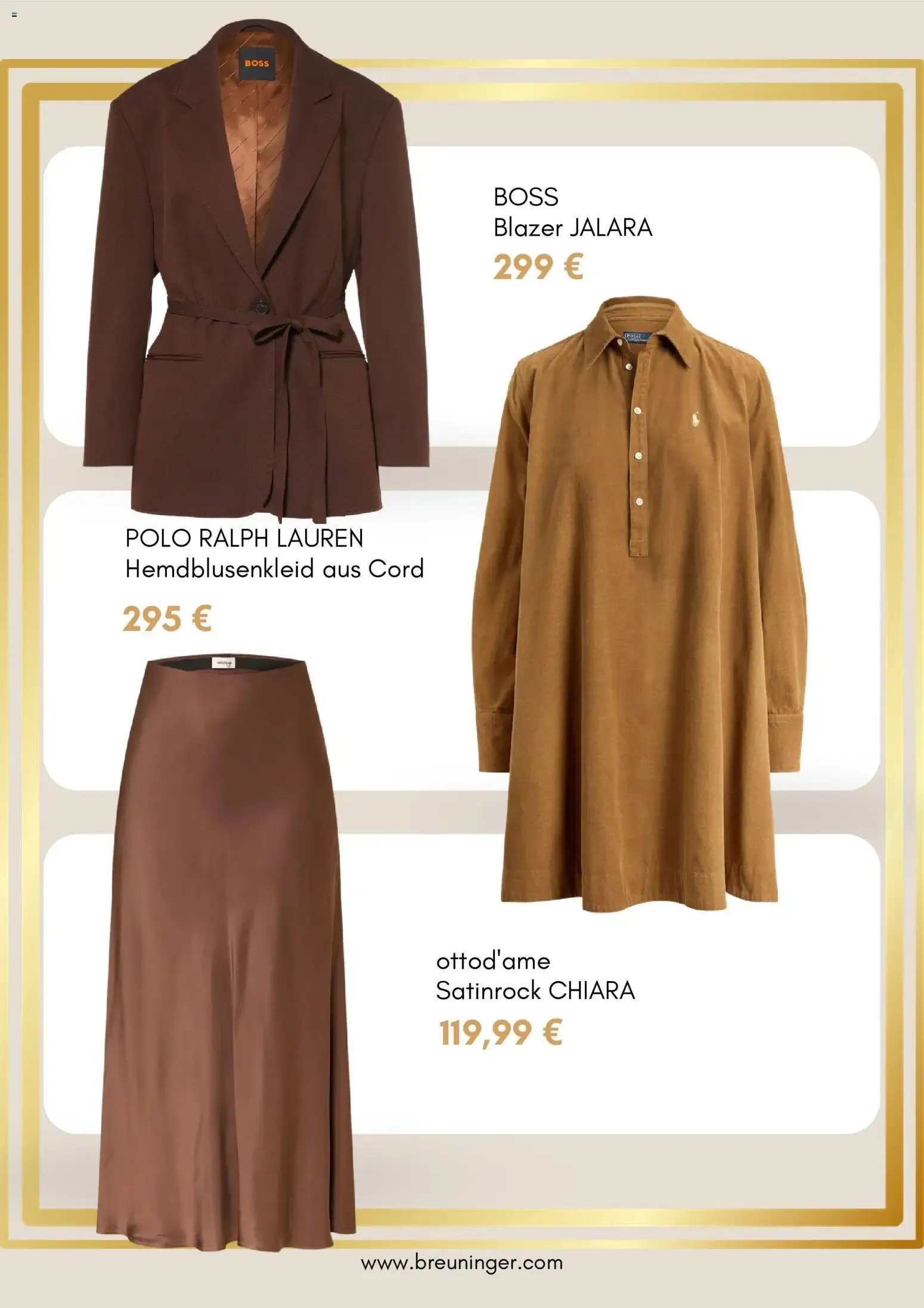 Breuninger: New Season Shades - Warm Browns and Rich Berry Colors von 11. August bis 8. September 2026 - Prospekt seite 4
