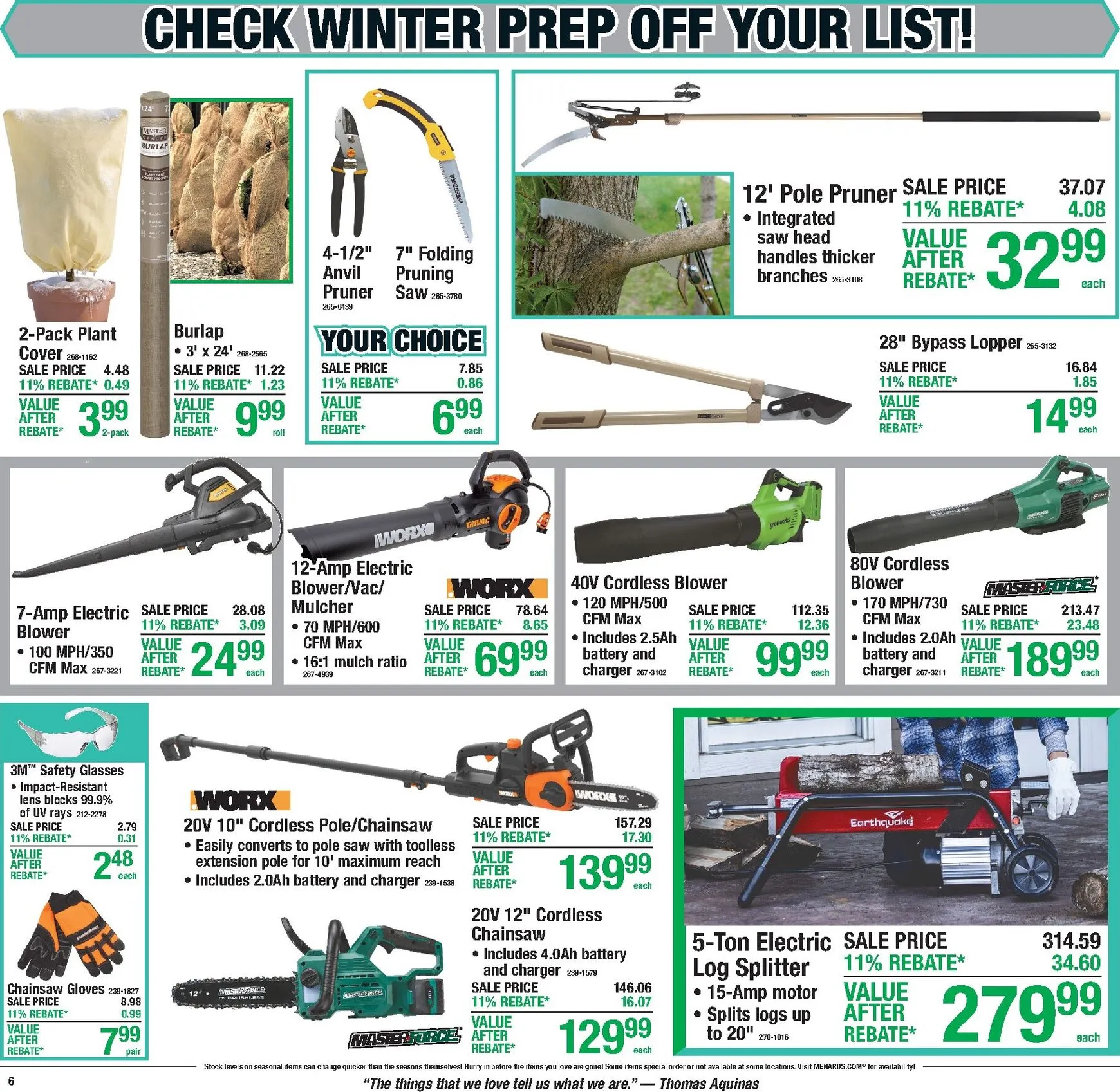 Weekly ad Current Menards leaflet valid from Thursday 10/15/2026 to Sunday 10/25/2026 from October 15 to October 25 2026 - Page 8