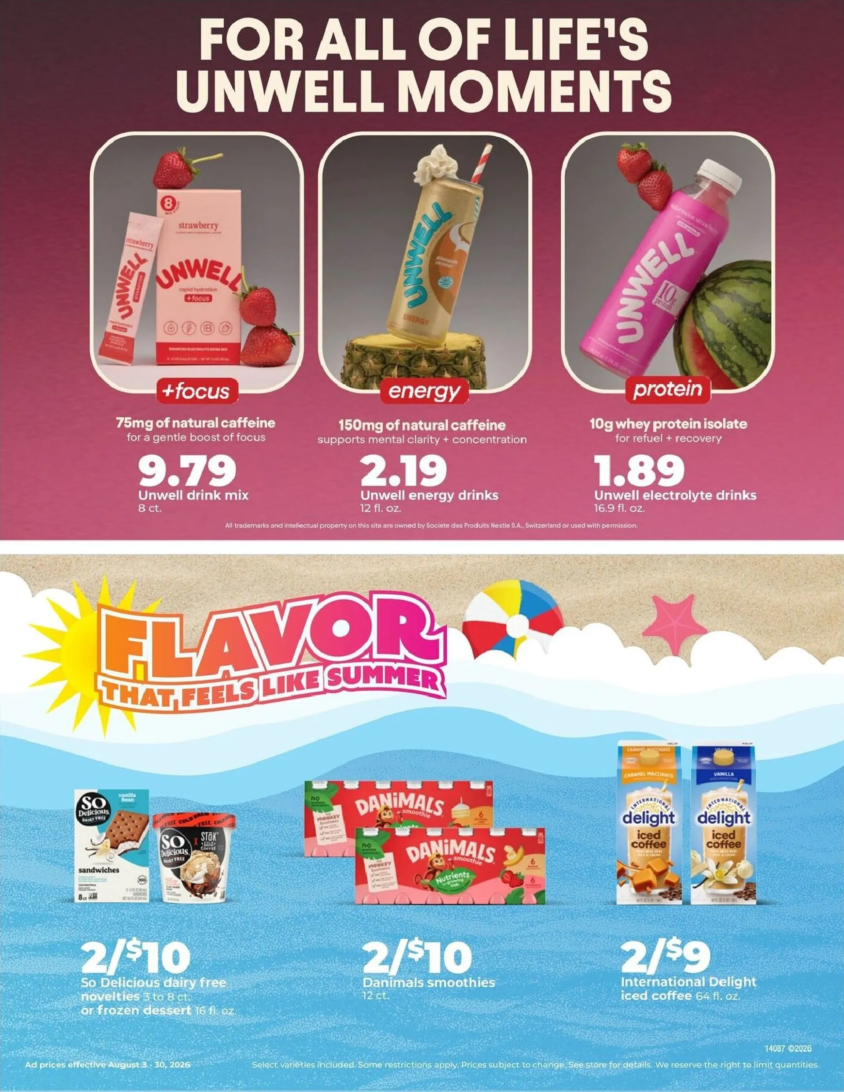 Weekly promotion Current Hy Vee August leaflet valid from Monday 08/03/2026 to Sunday 08/30/2026 spanning from August 3 to August 30 2026 - Page 10 for Catalogue 365