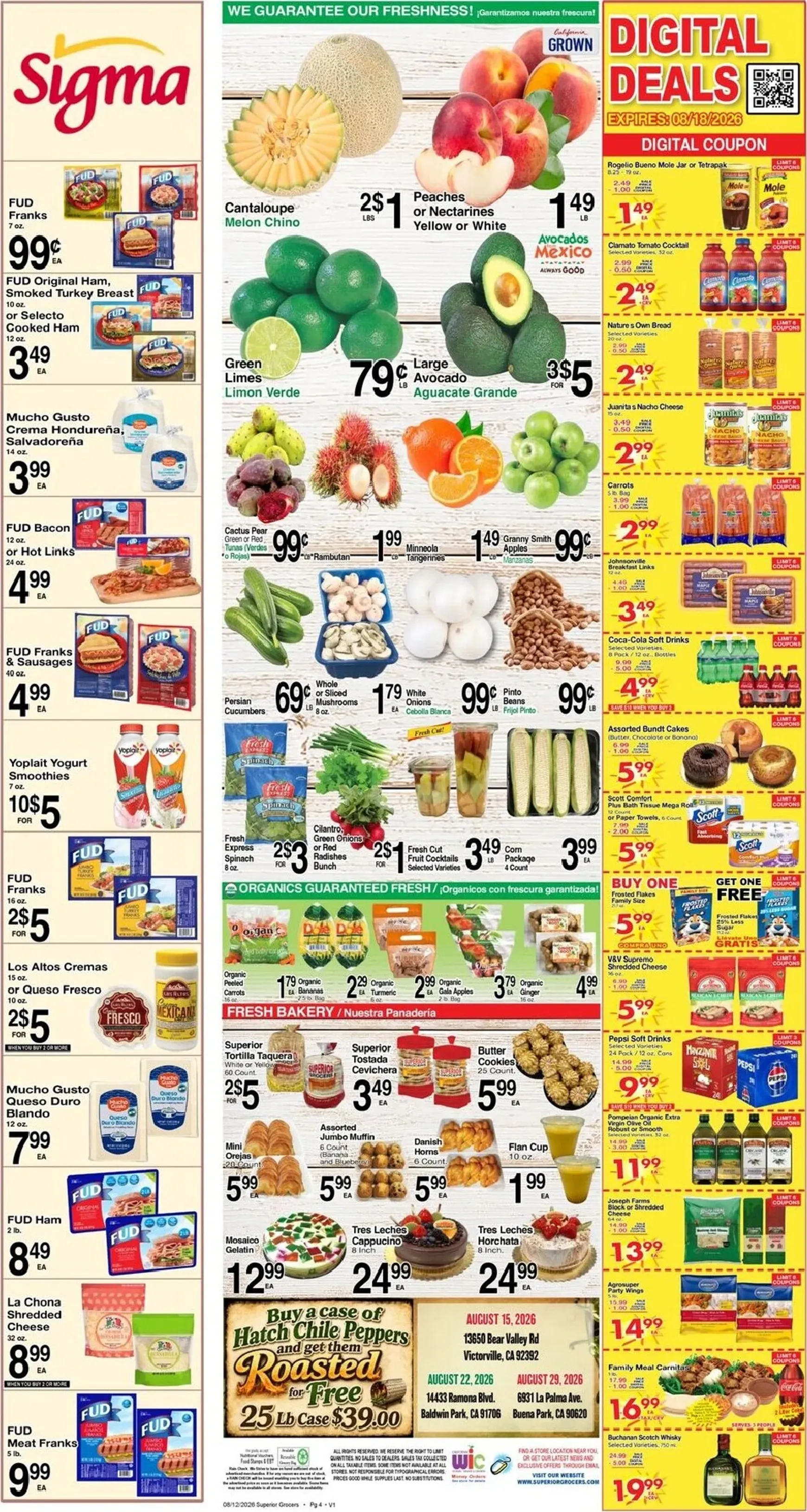 Weekly ad Current Superior Grocers leaflet valid from Wednesday 08/12/2026 to Tuesday 08/18/2026 from August 12 to August 18 2026 - Page 4