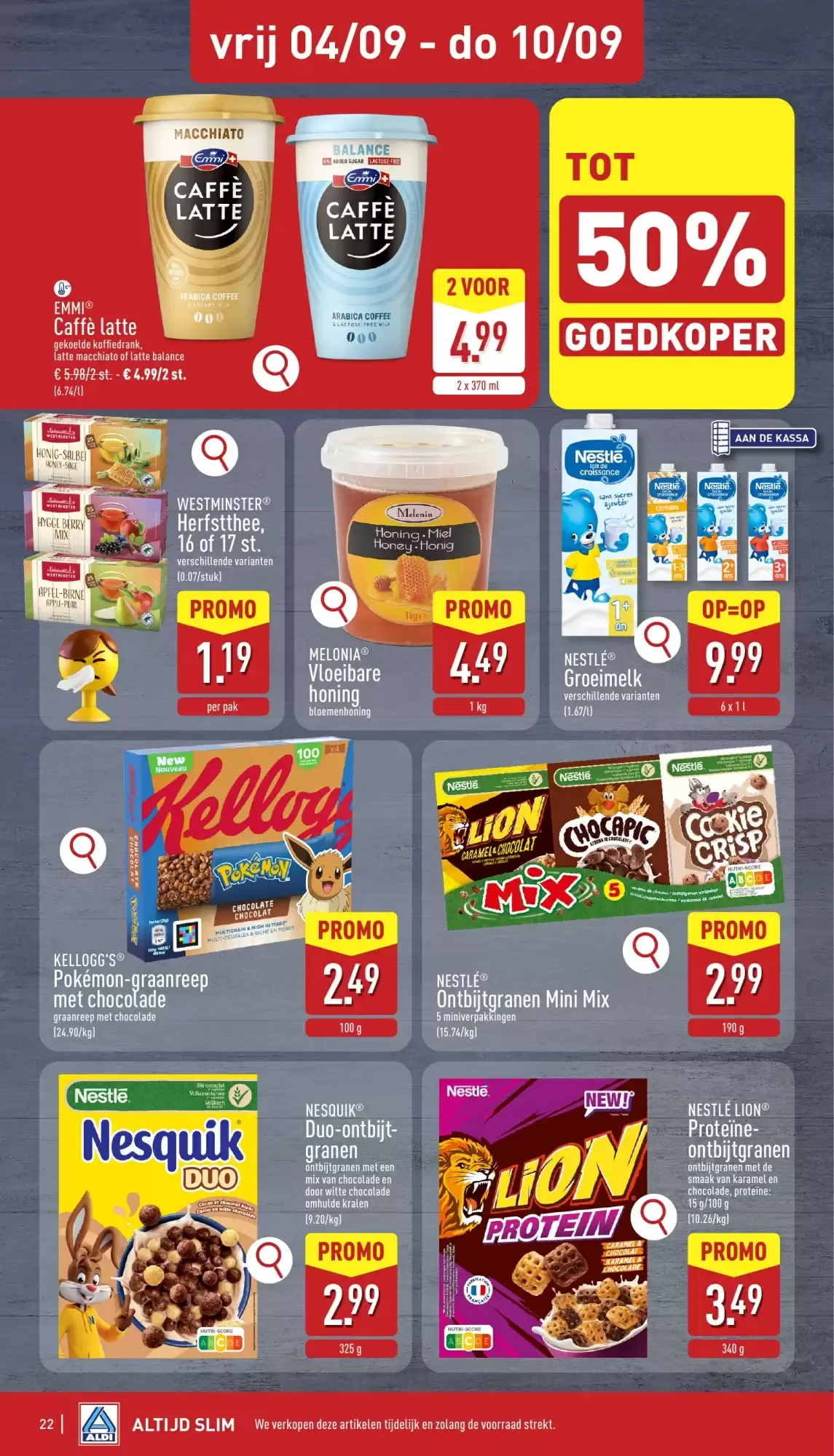 ALDI Folder van 31/08 t.e.m. 05/09 van 31 augustus tot 5 september 2026 - folder pagina 22