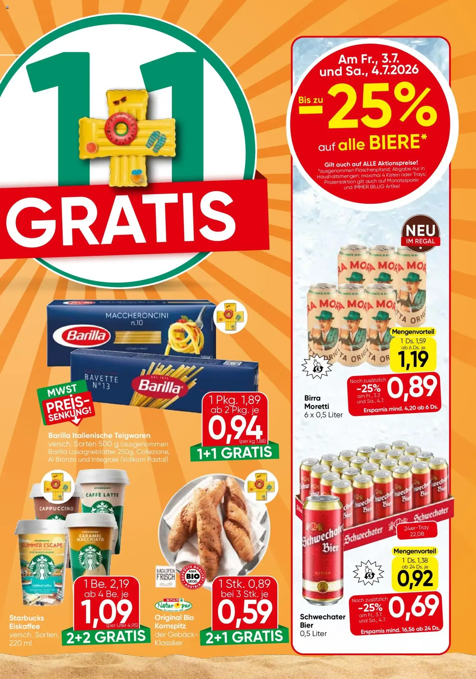 Eurospar Flugblatt von 01.07.2026 - Aktuelle Angebote von 1. Juli bis 15. Juli 2026 - Flugblätt seite  9