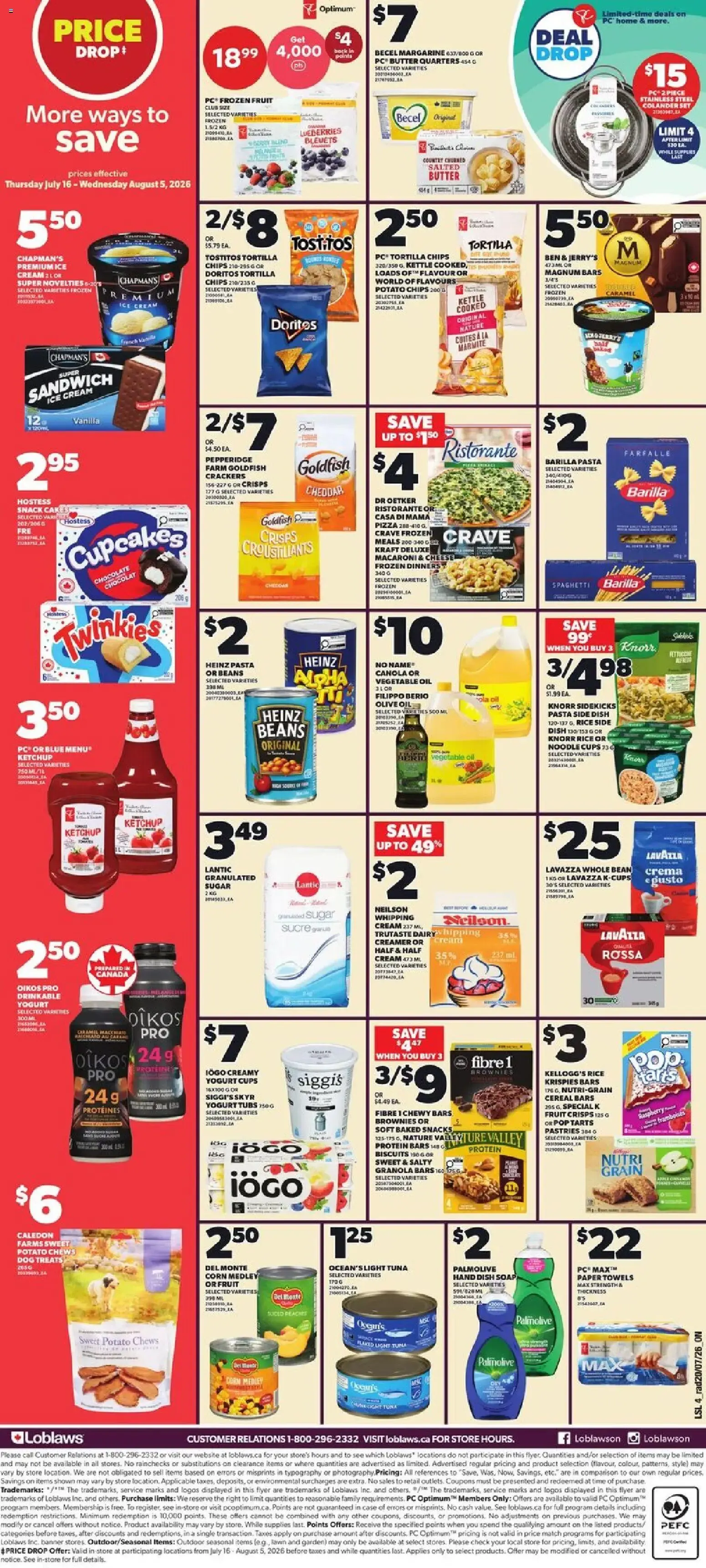 Loblaws weekly flyer / circulaire from Jul 23, 2026 > weekly specials & deals from July 23 to July 29 2026 - flyer page 2