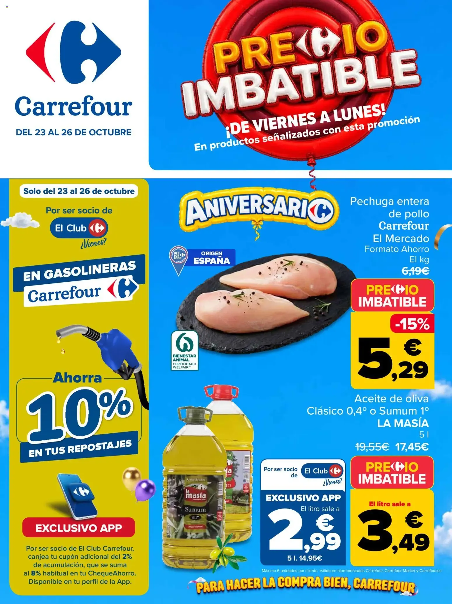 Carrefour Precio Imbatible y Aniversario